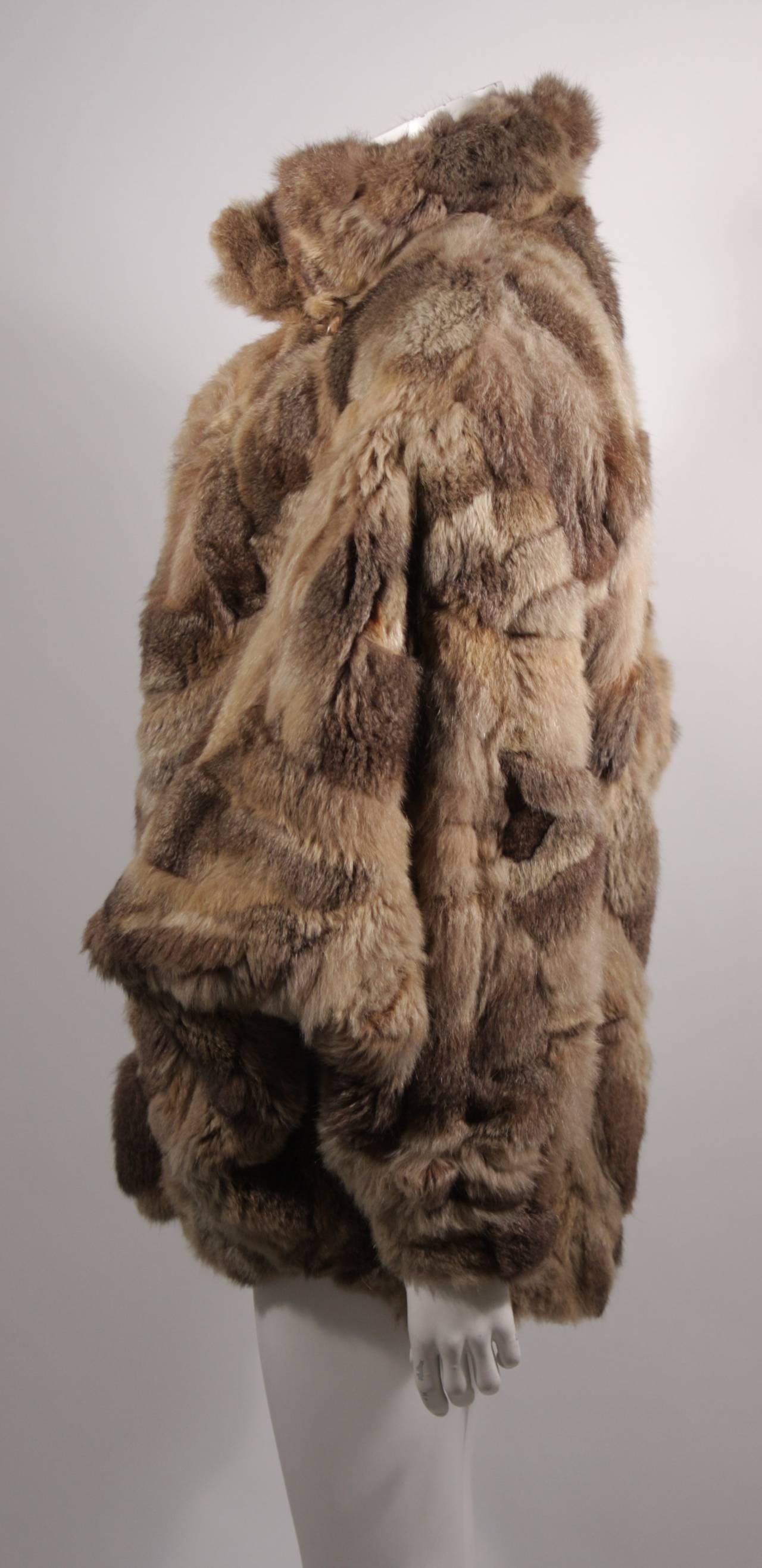  Fendi 365 Manteau en fourrure style chauve-souris d'écureuil russe Pour femmes 