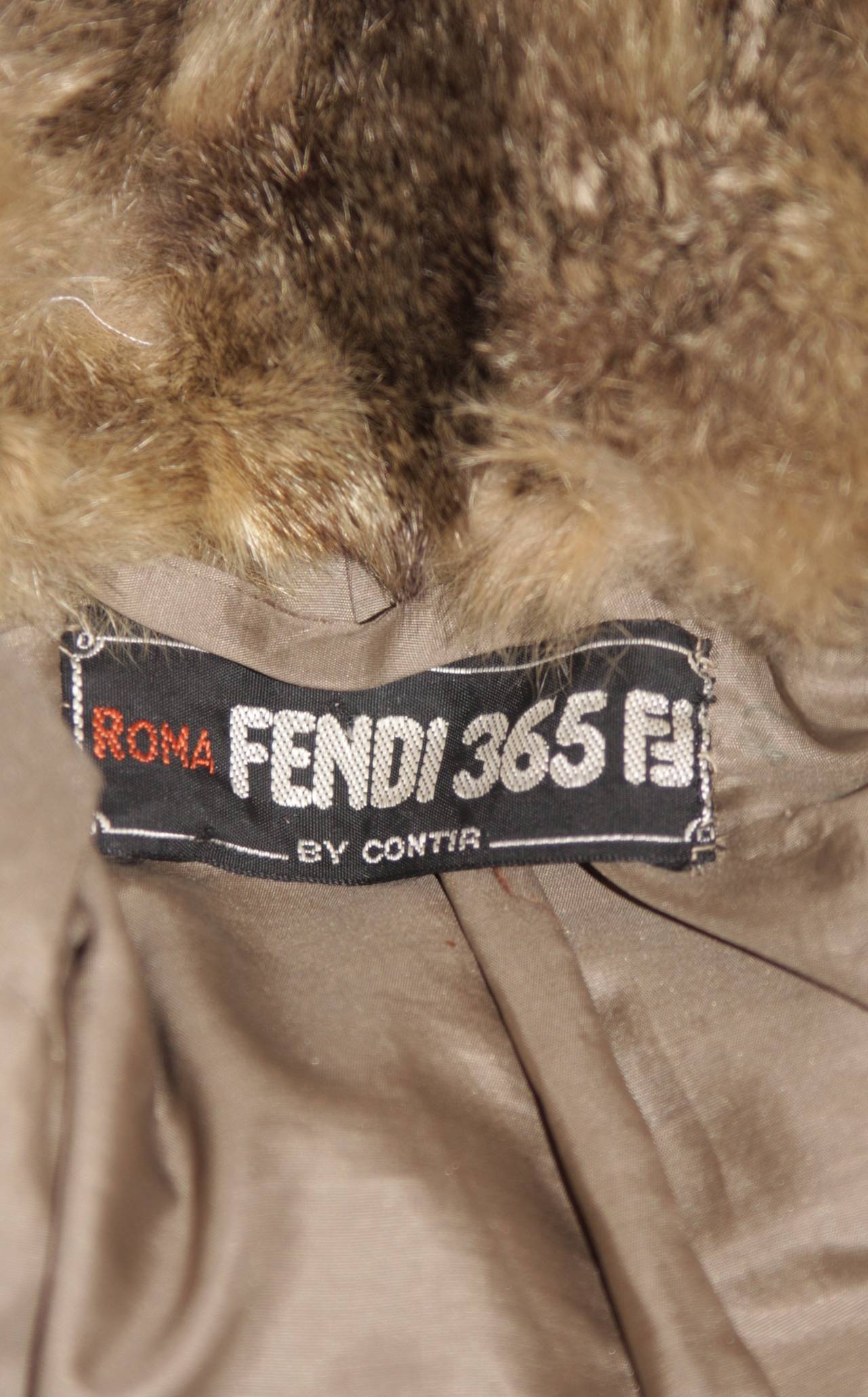 Fendi 365 Russian Squirrel Batwing Style Fur Coat 1