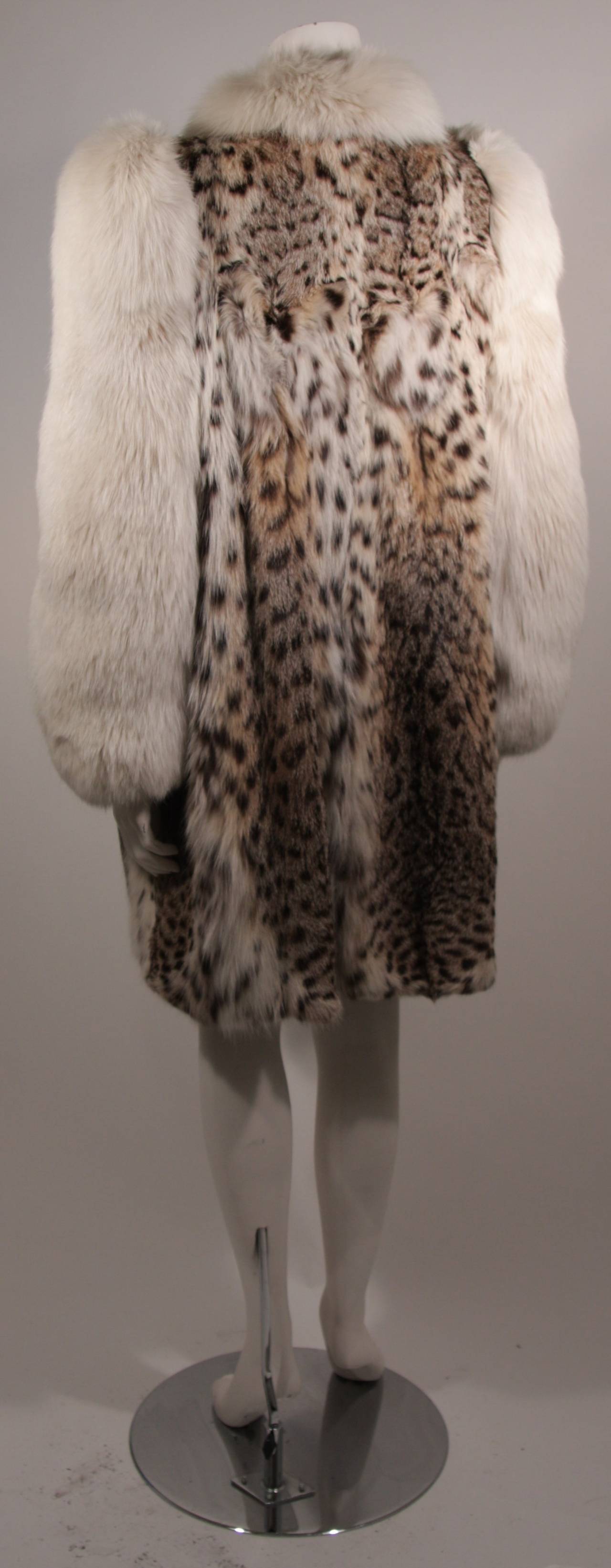 Women's Creeds Toronto Lynx Coat with Fox Fur Collar and Sleeves