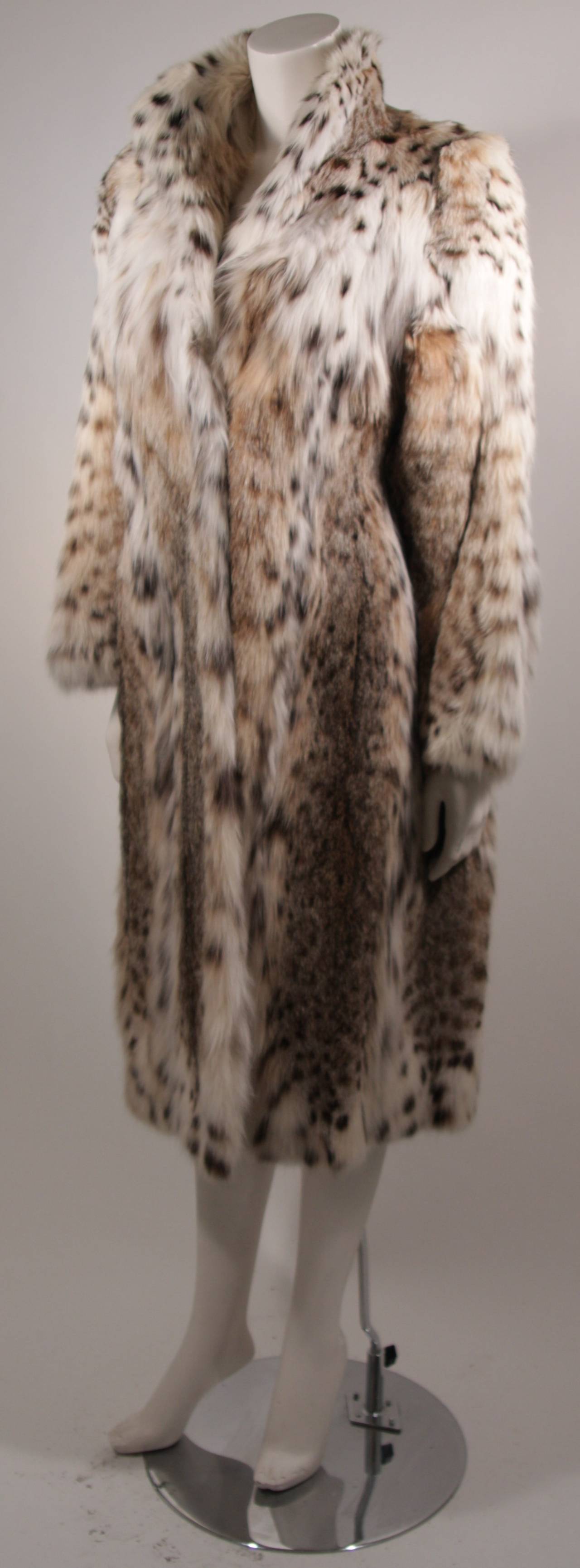 Women's Creeds, Toronto Luxury Lynx Belly three-quarter length Coat