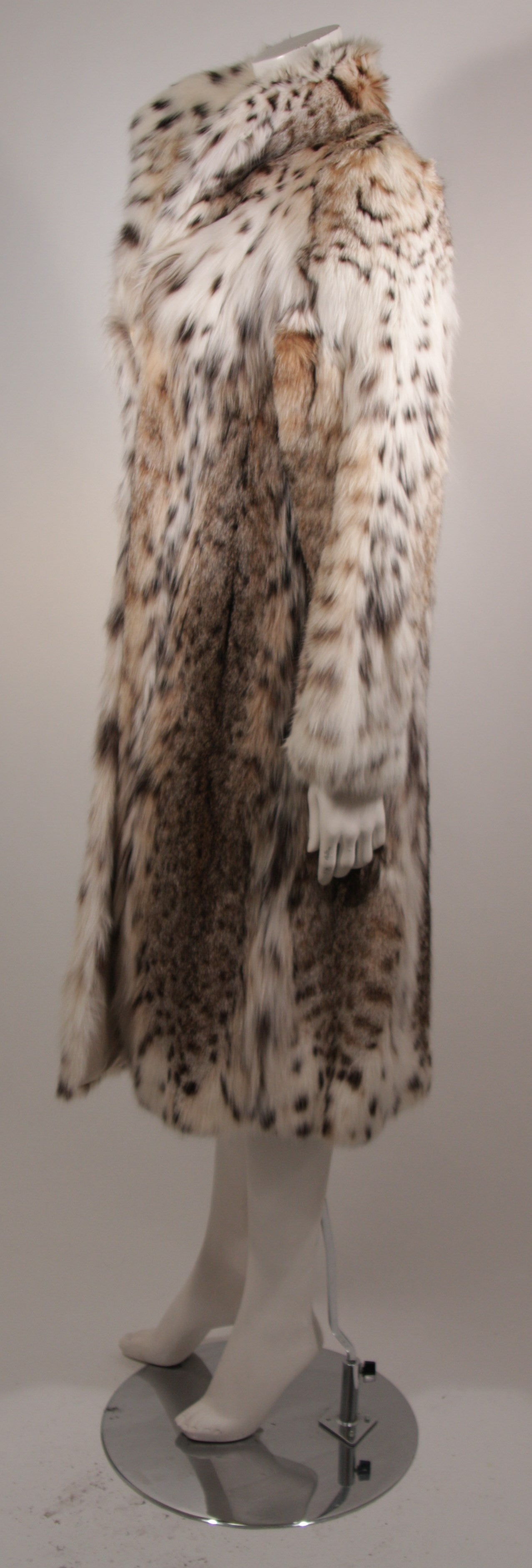 Creeds, Toronto Luxury Lynx Belly three-quarter length Coat 1
