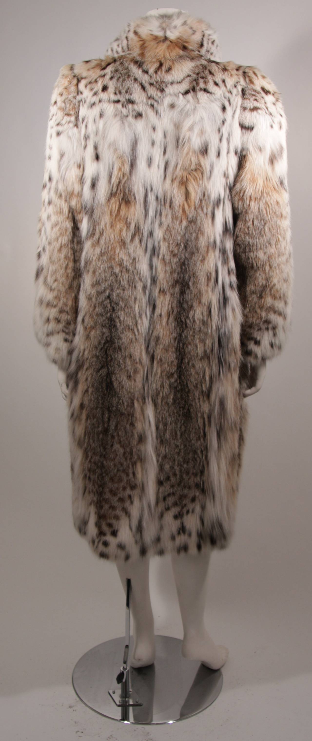 Creeds, Toronto Luxury Lynx Belly three-quarter length Coat 3