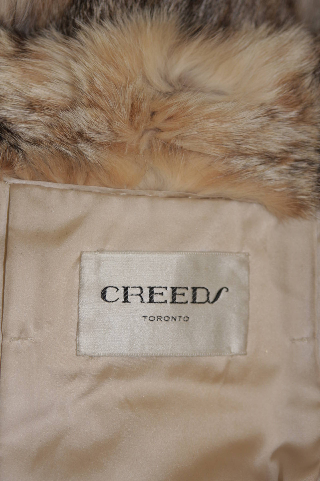 Creeds, Toronto Luxury Lynx Belly three-quarter length Coat 4
