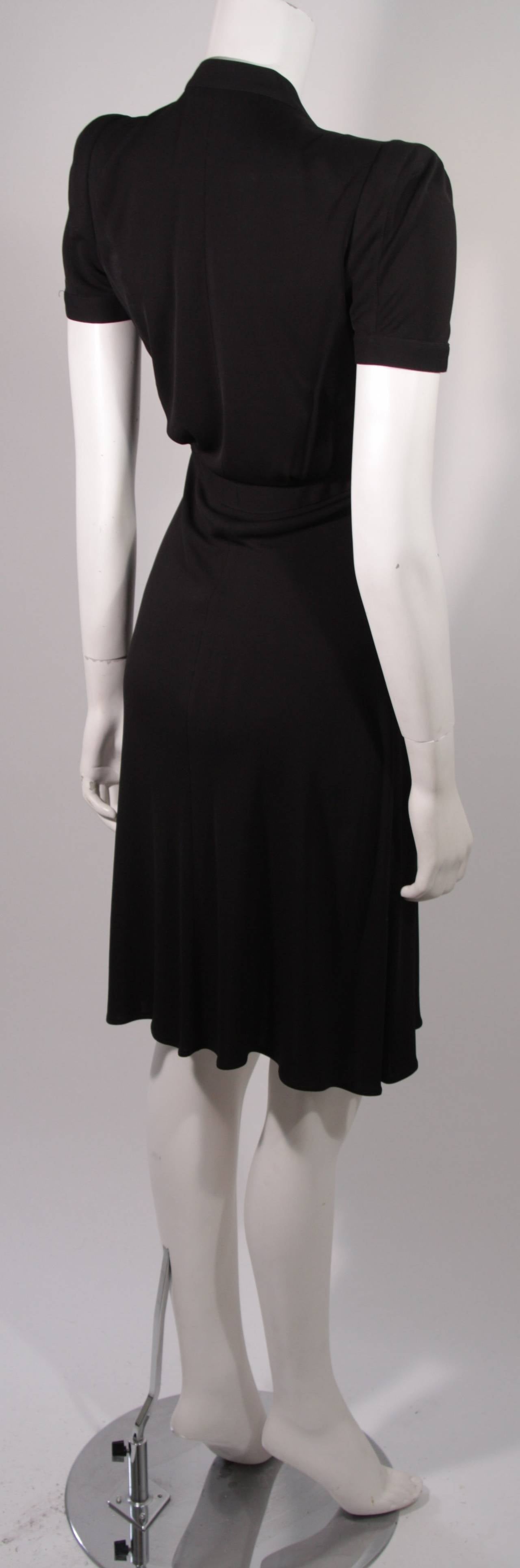 Lagerfield Black Jersey Dress and Jacket Ensemble Size 36 For Sale 4