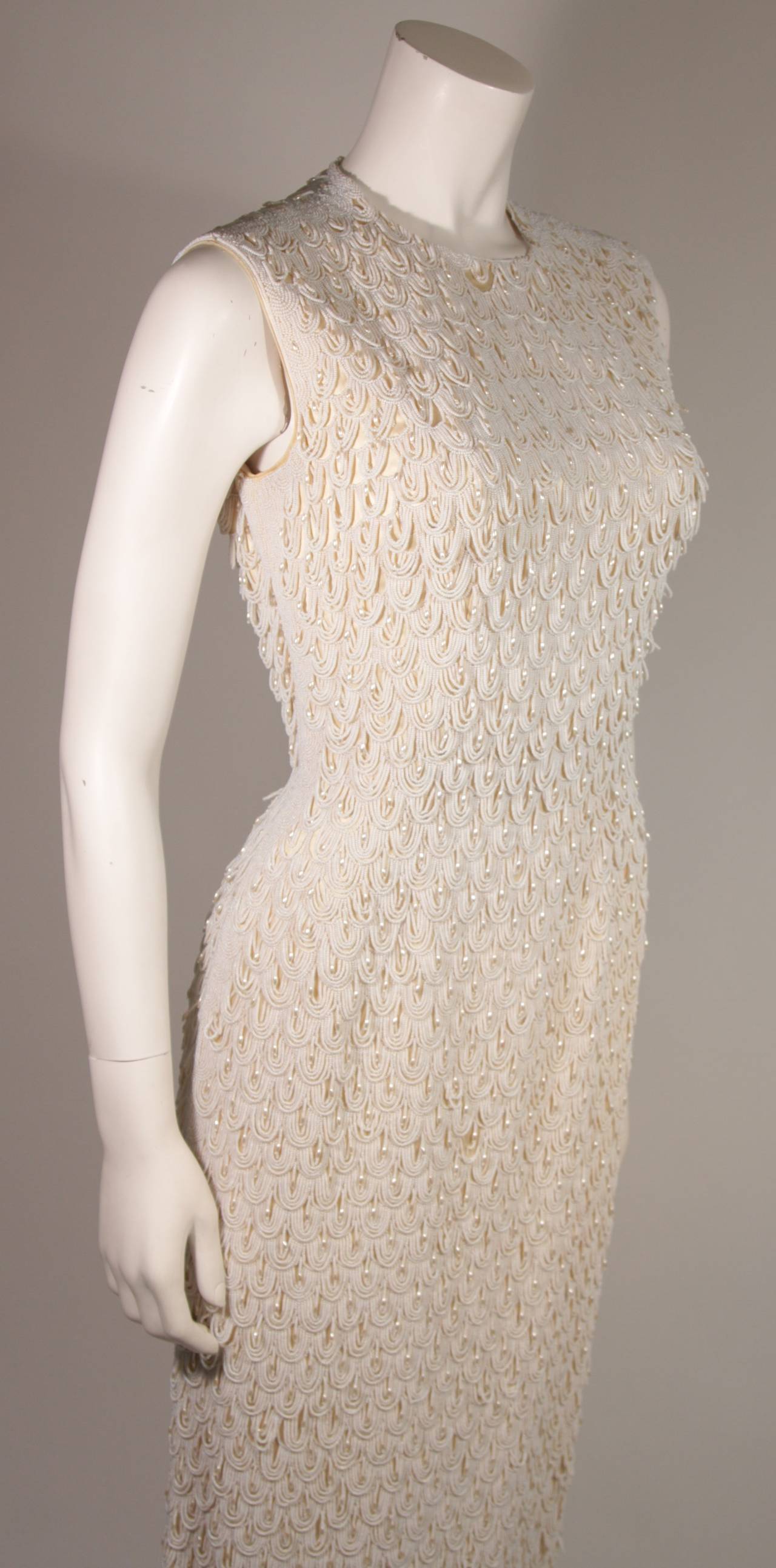 marcella silk blend beaded dress
