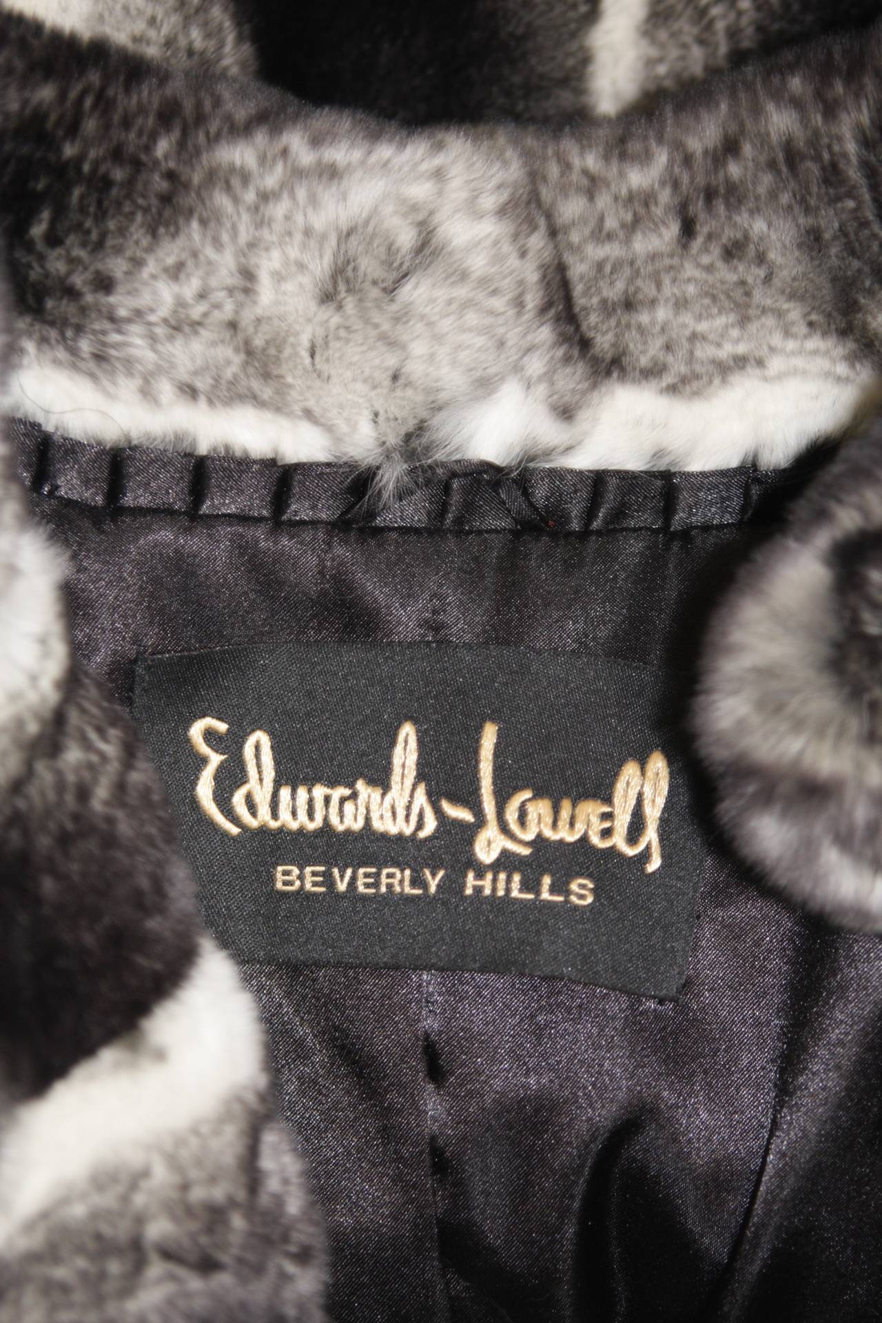 Edward Lowells Beverly Hills Rex Rabbit Chinchilla Color Stroller Size M For Sale 2