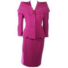 Vintage Lilli Ann San Francisco Purple Skirt Suit