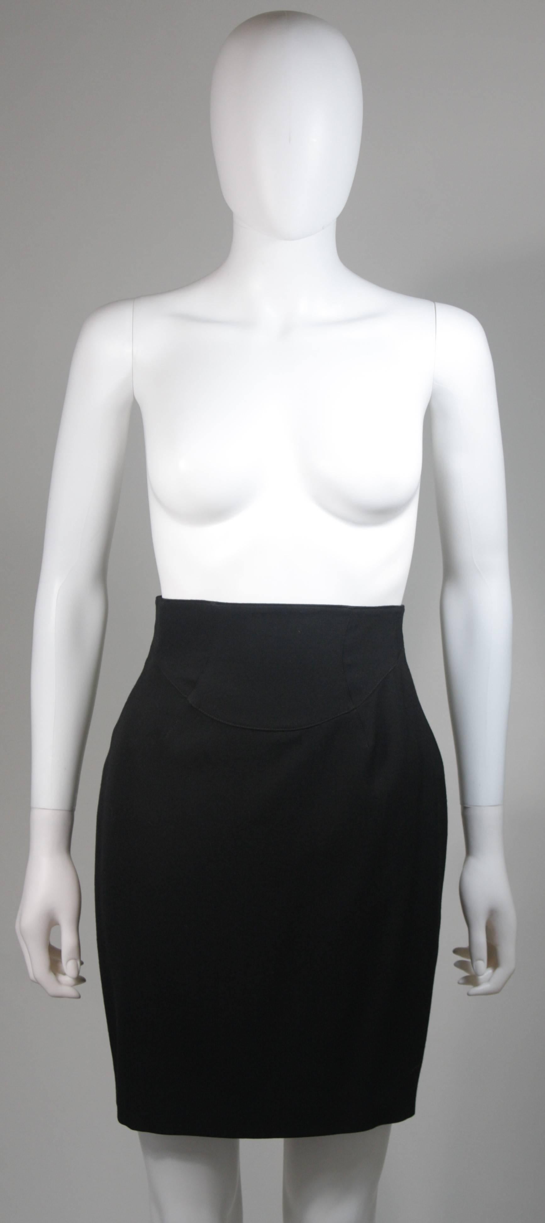 Thierry Mugler Black and Purple Skirt Suit Size Small at 1stDibs ...