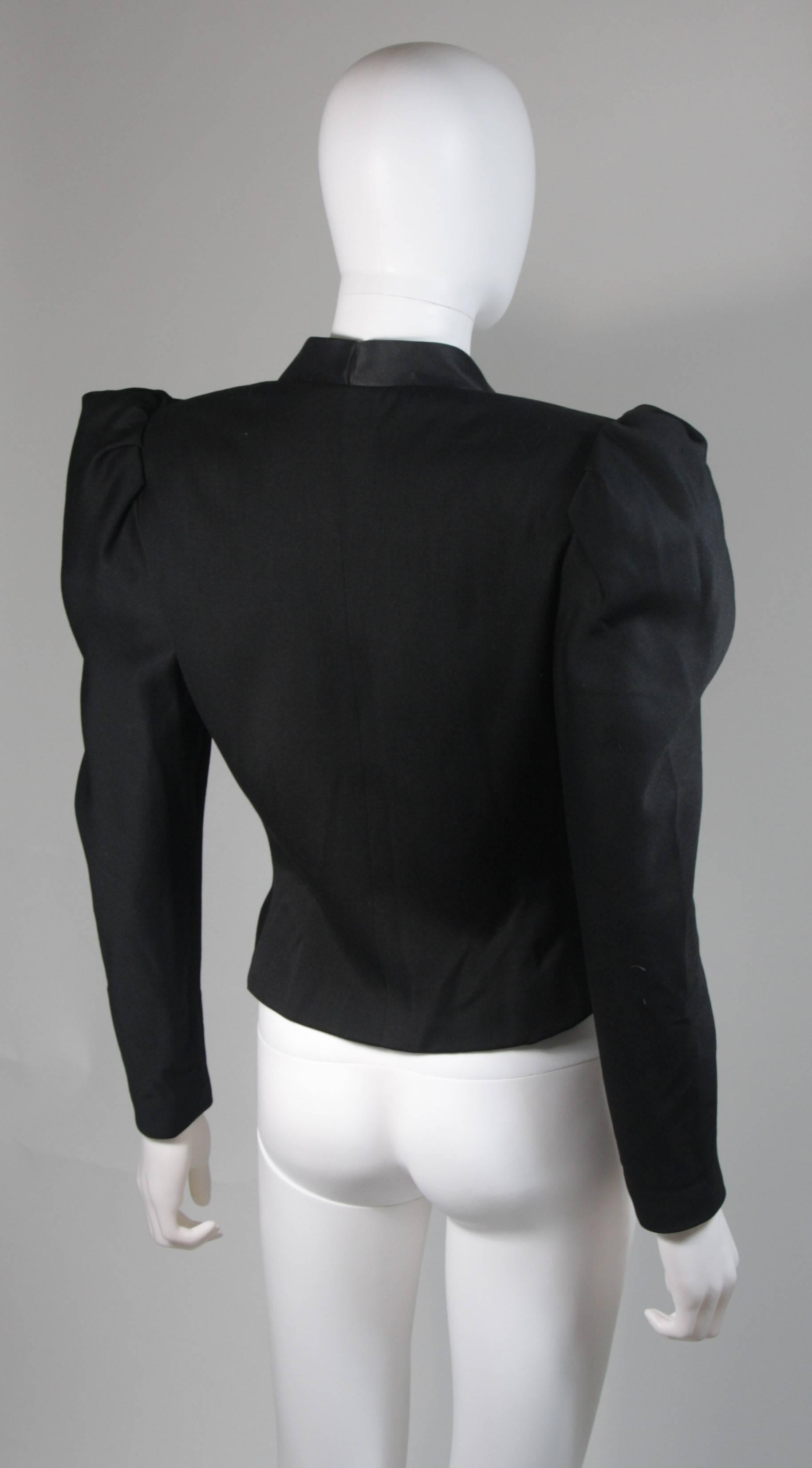 jacket with puffy sleeves