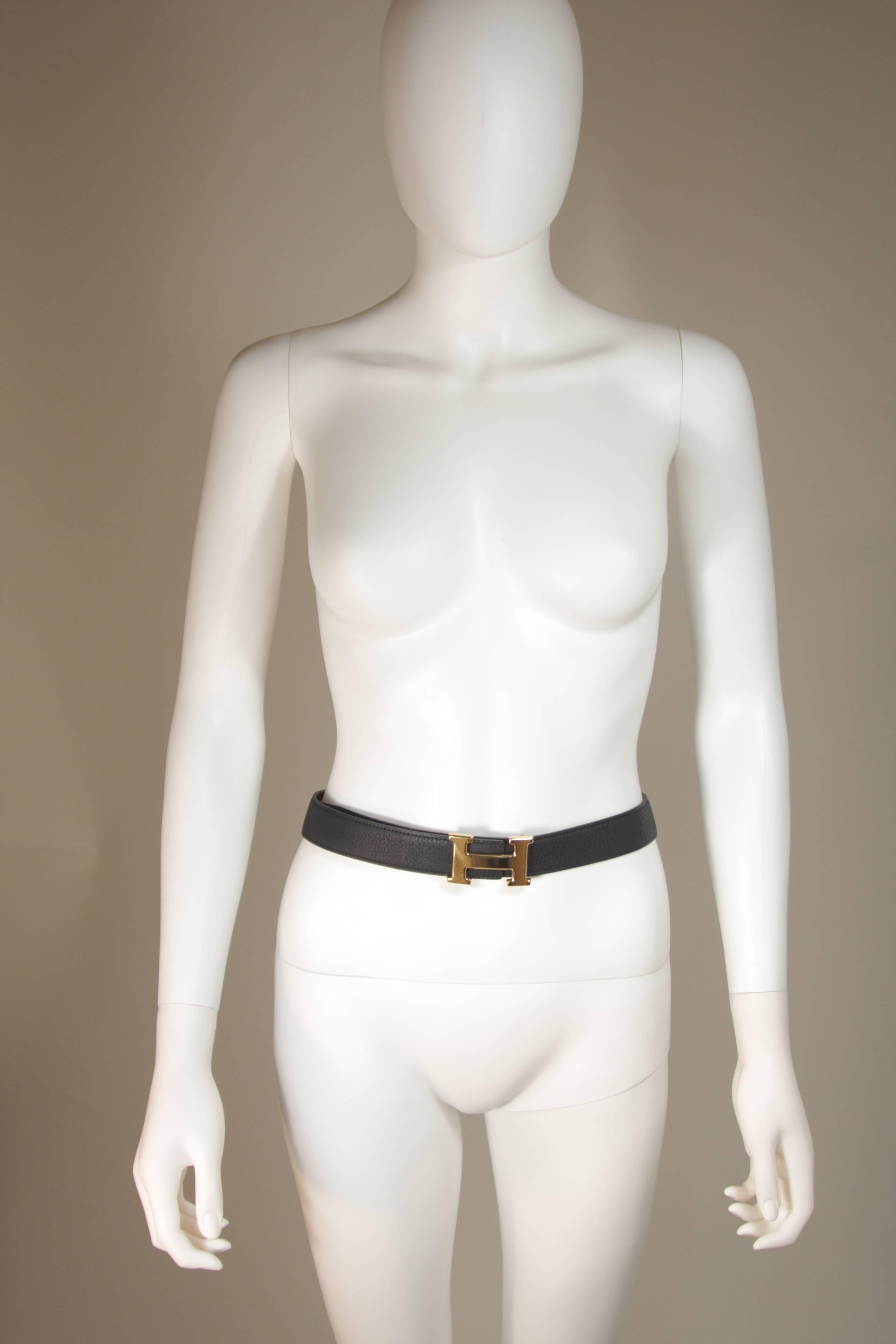 hermes logo belt