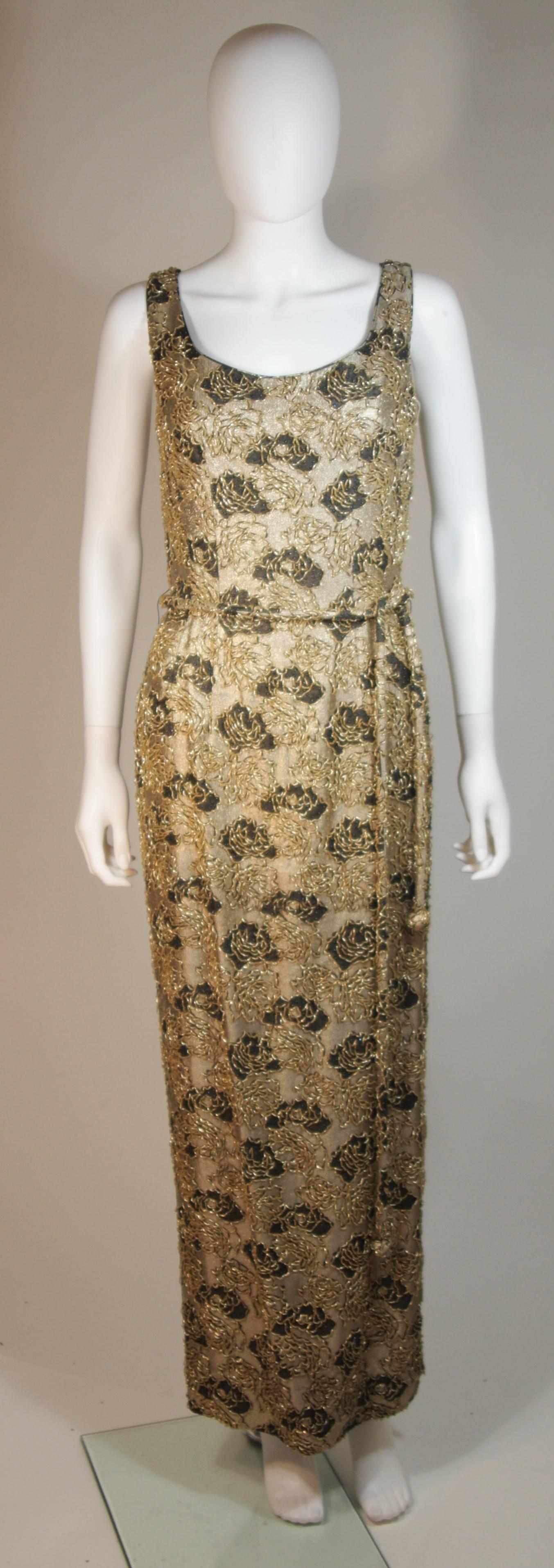 gold haute couture gown