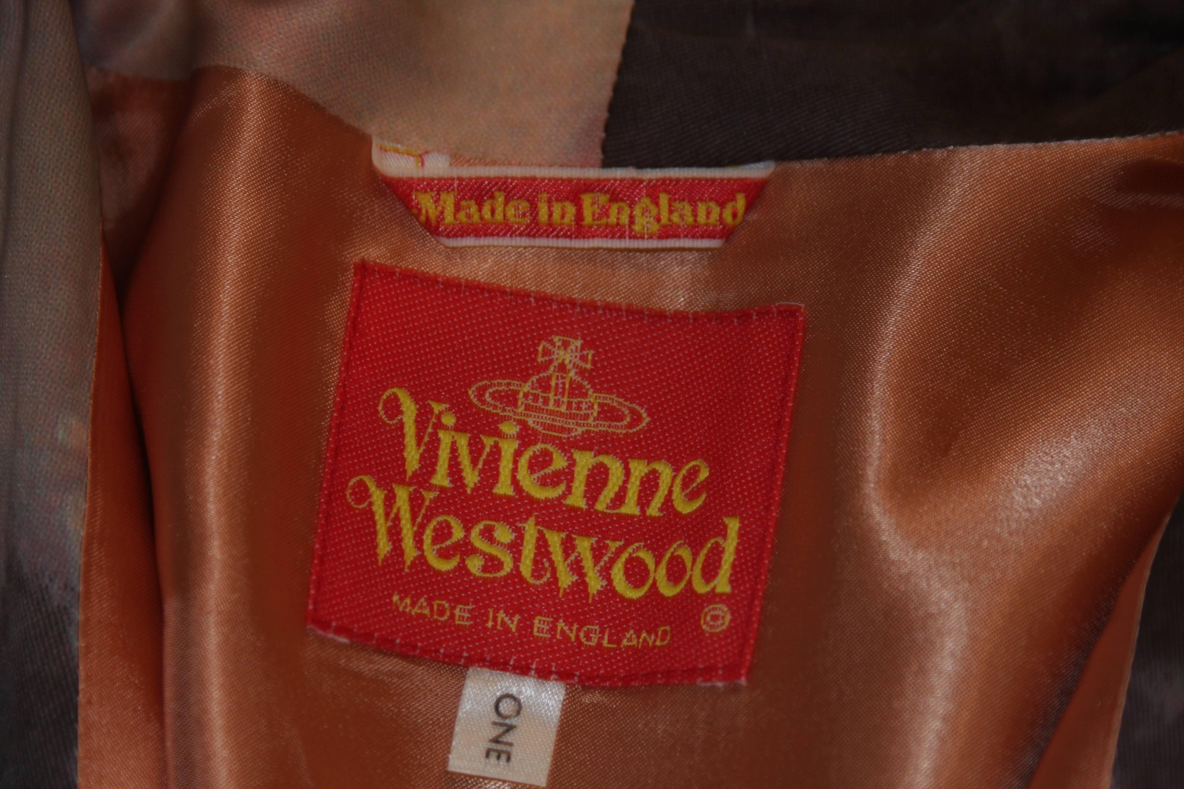 VIVIENNE WESTWOOD Black Velvet Coat With Cherubs and Hood One Size 4
