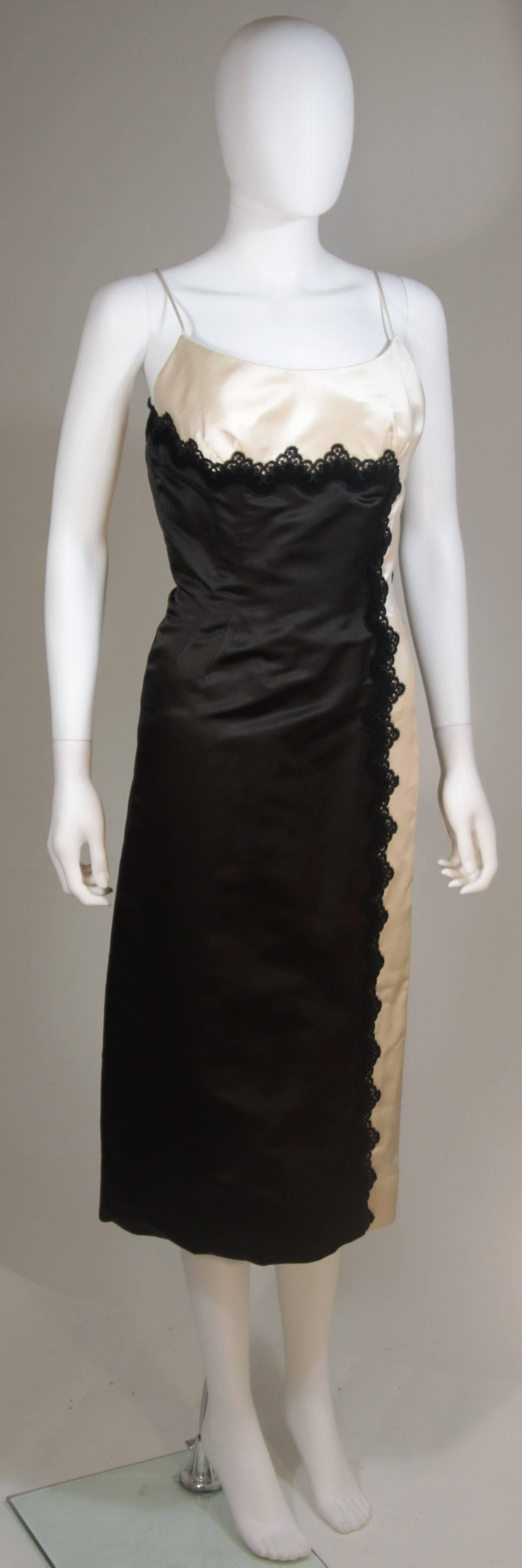 oleg cassini black dress