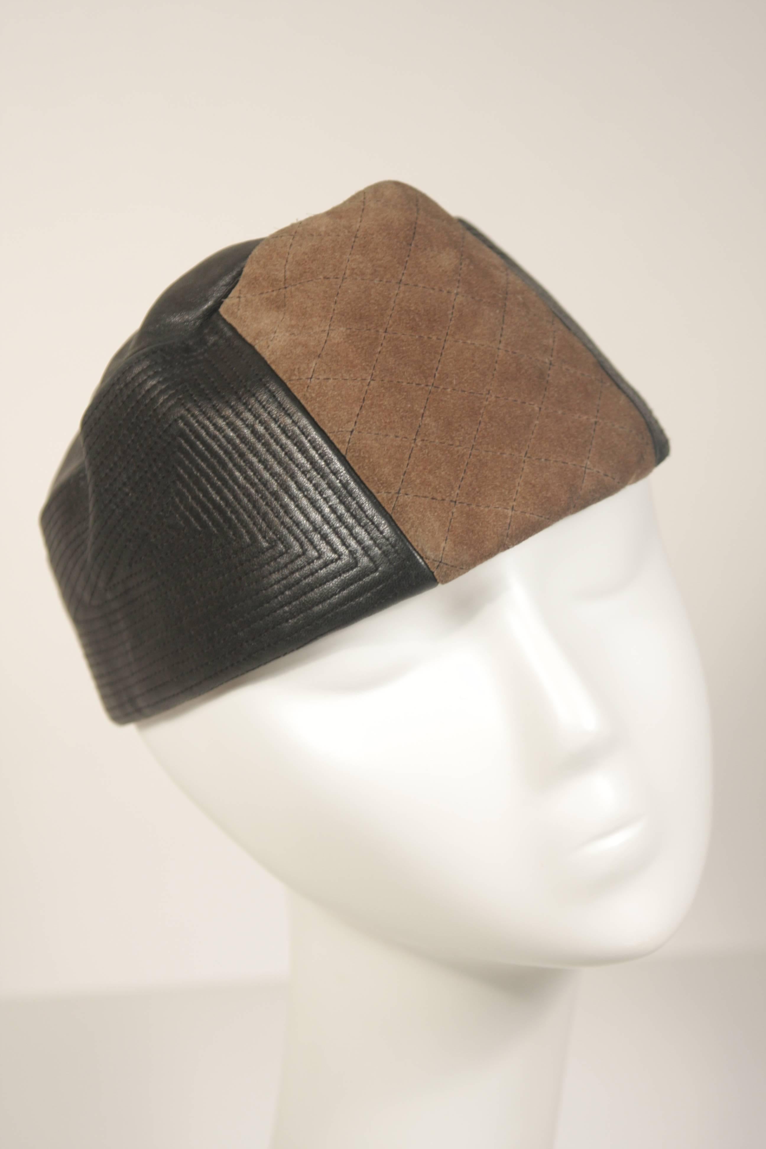 suede leather hats