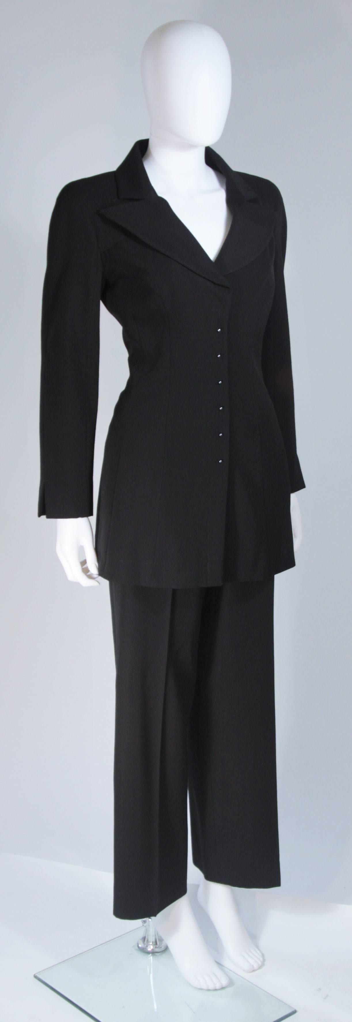 CHANEL Black Pant Suit Size 40 In Excellent Condition In Los Angeles, CA
