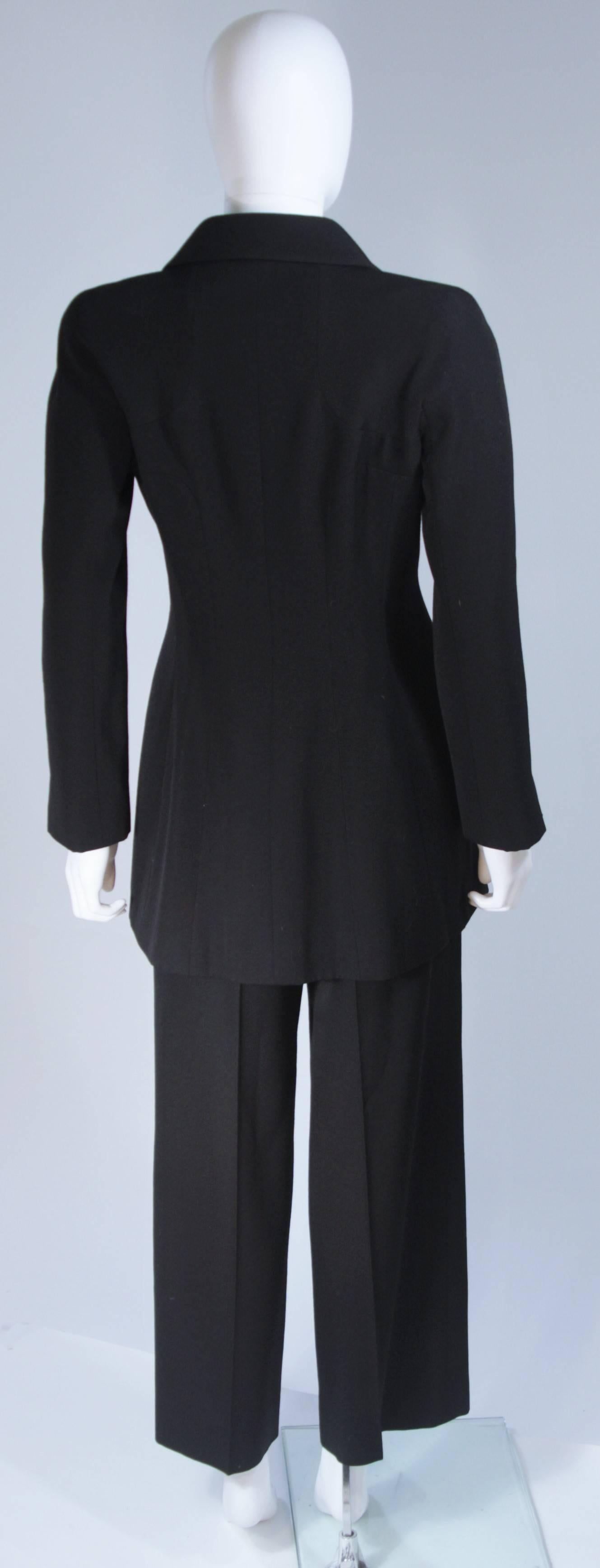 CHANEL Black Pant Suit Size 40 2