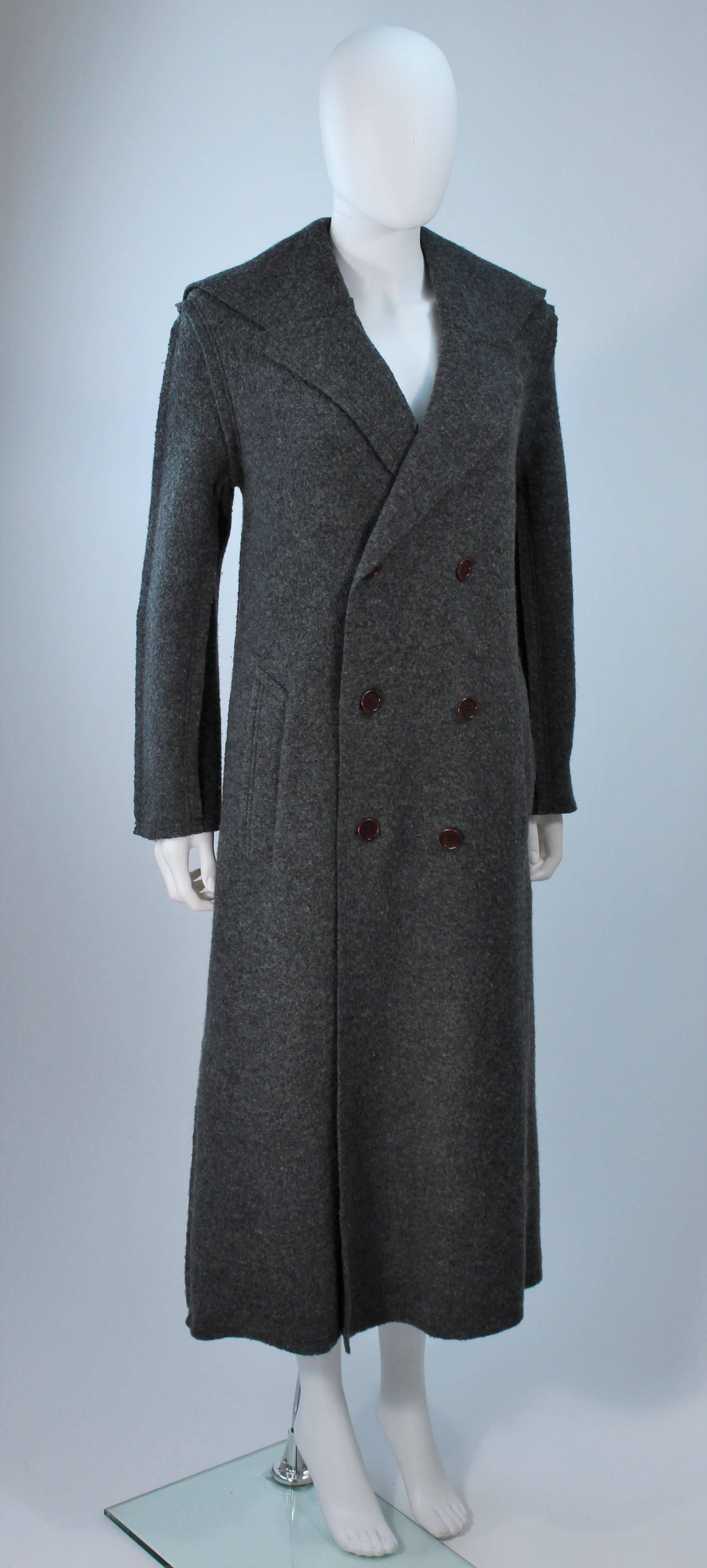 grey elizabeth wool coat