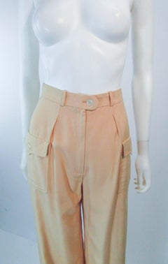 VALENTINO Khaki Utility Style Safari Trouser Size 27