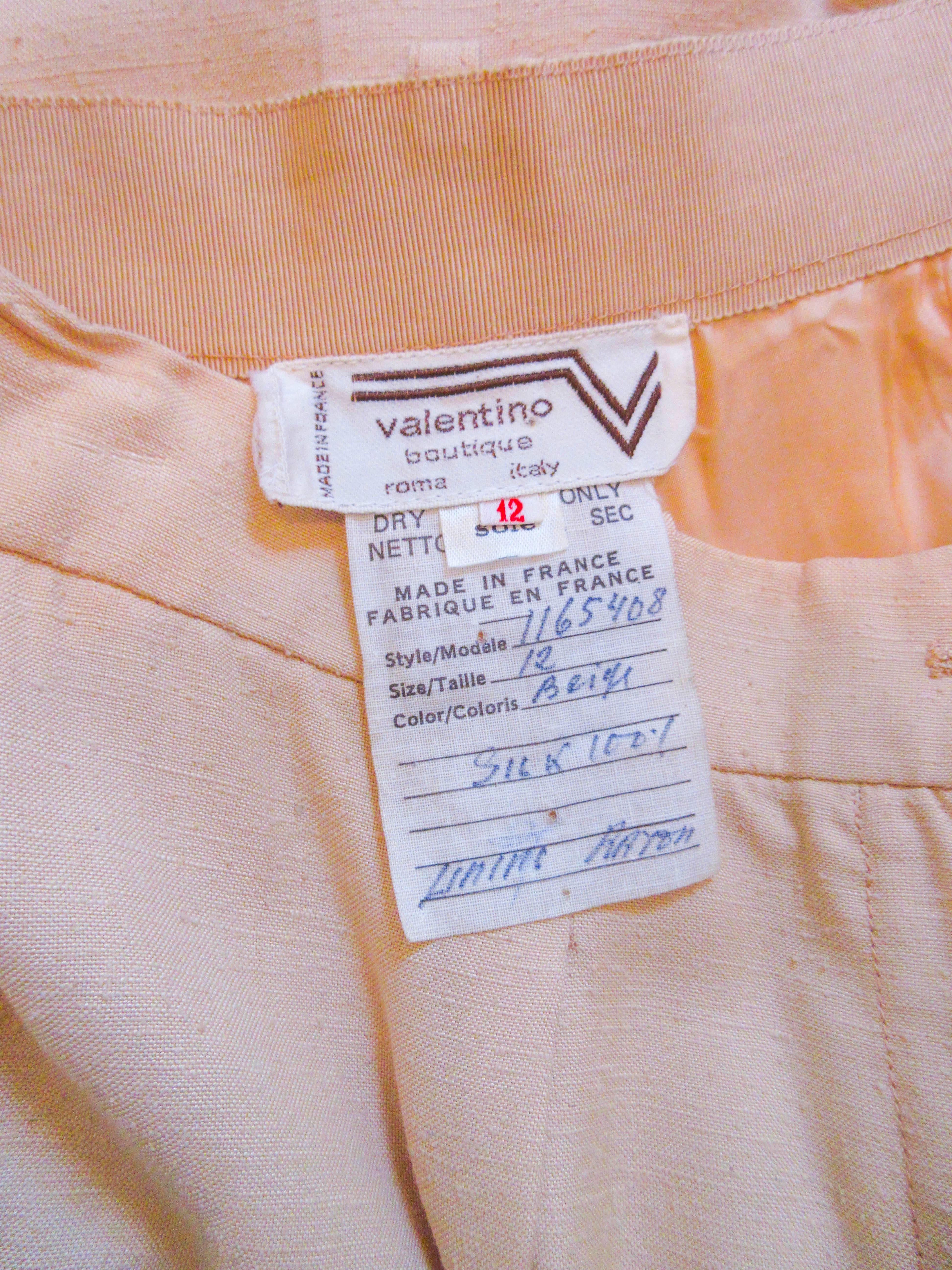 VALENTINO Khaki Utility Style Safari Trouser Size 27 3