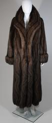 Russian Sable Coat with Wave Pattern Excellent Condition Retail $300, 000.00
