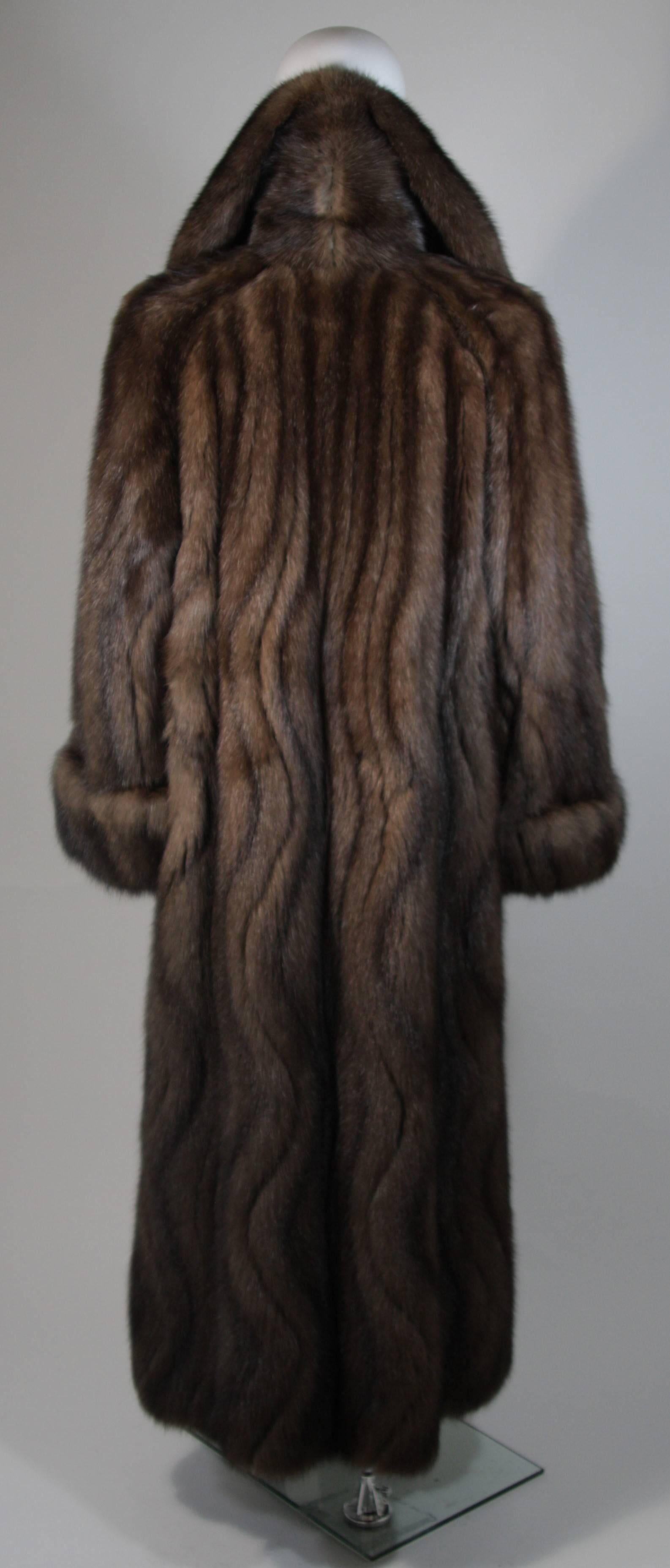 Russian Sable Coat with Wave Pattern Excellent Condition Retail $300, 000.00 3