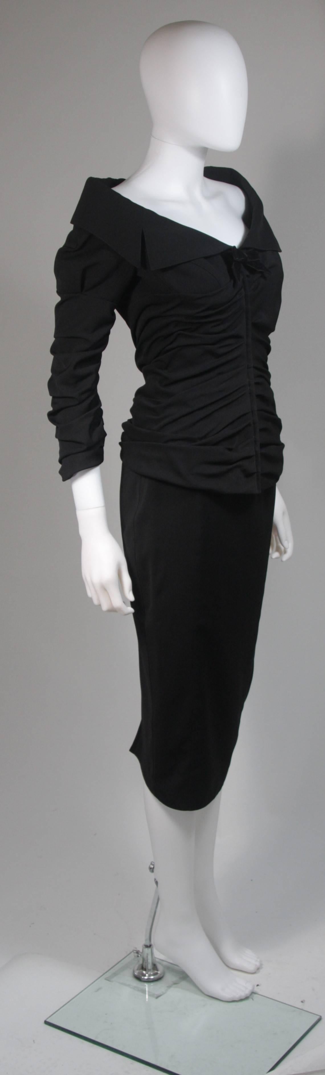 1950s black suit
