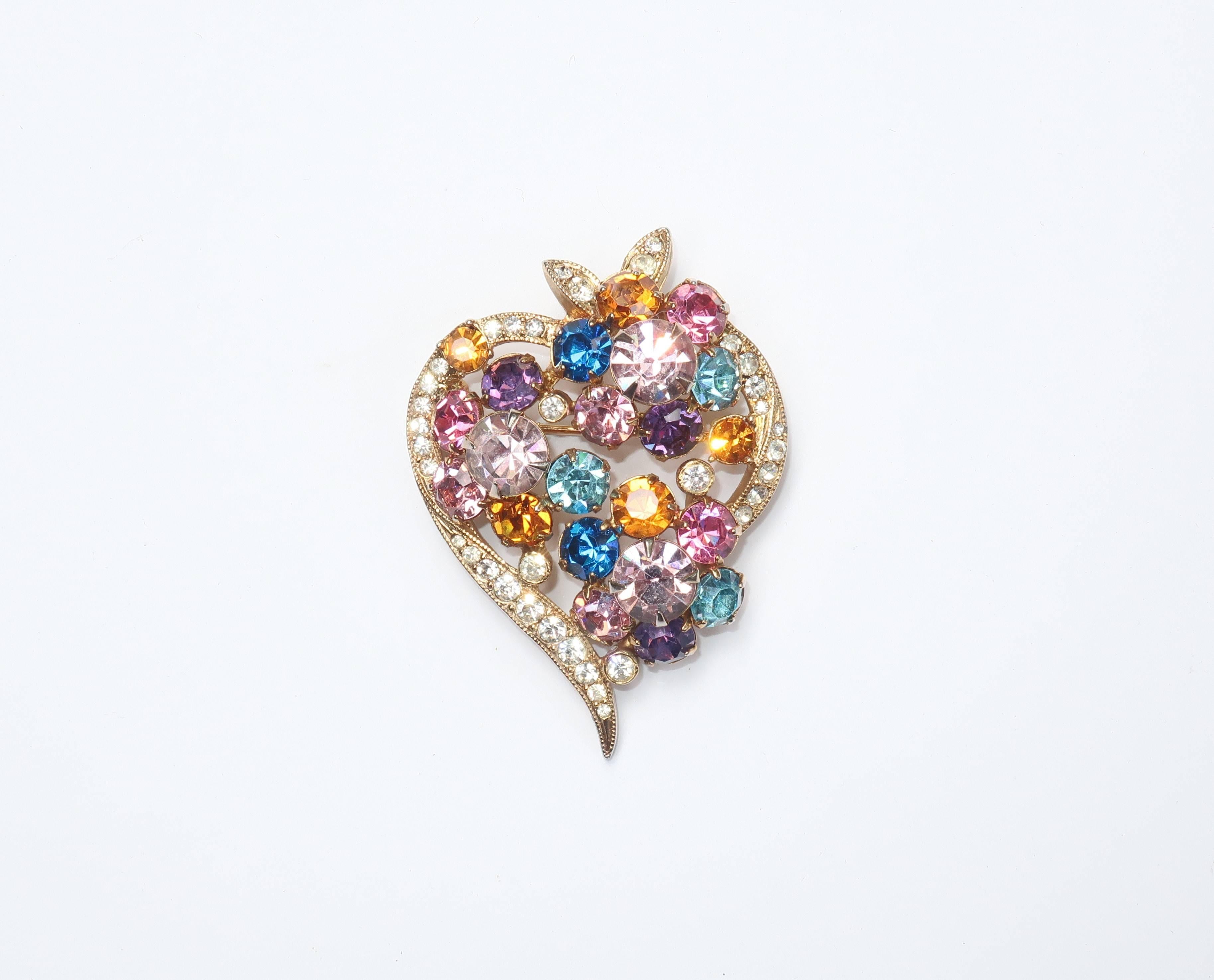 heart shaped brooches