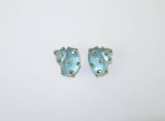 Replik Italienisch Harz Nautilus Clip auf Ohrringe