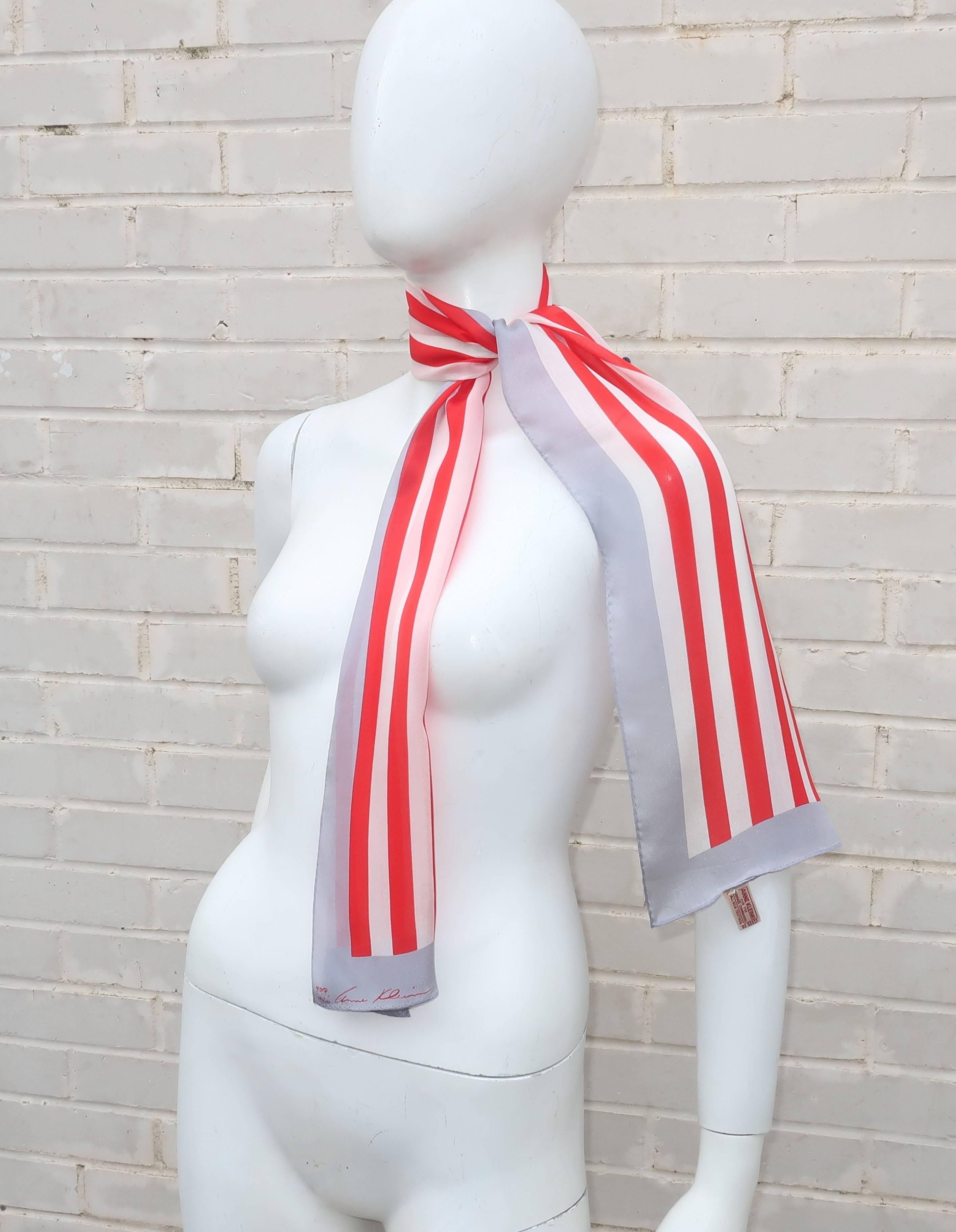 anne klein silk scarf