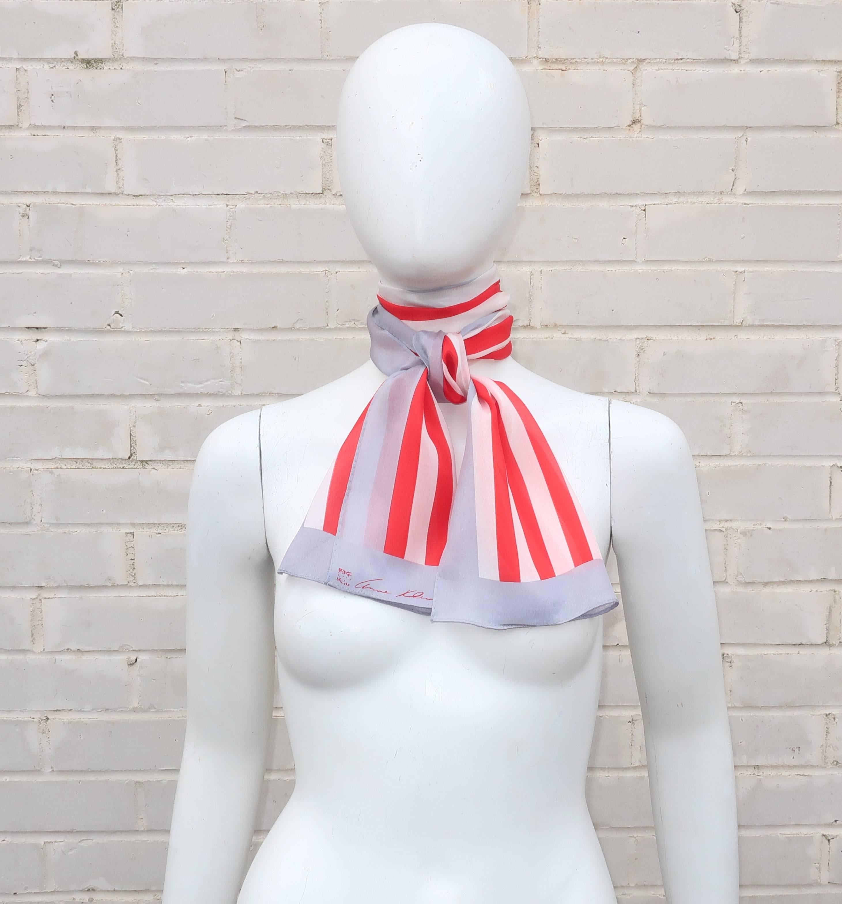long striped scarf
