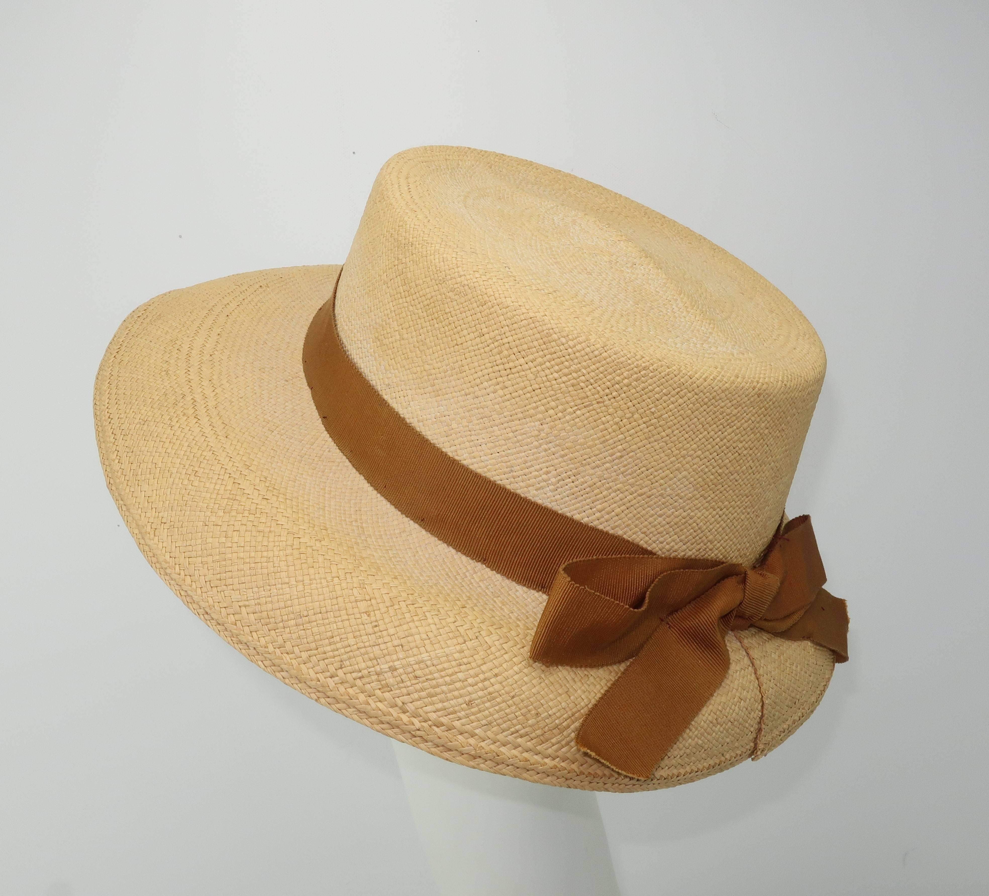 Women's C.1930 Ladies Knox Straw ‘Panaire’ Panama Hat