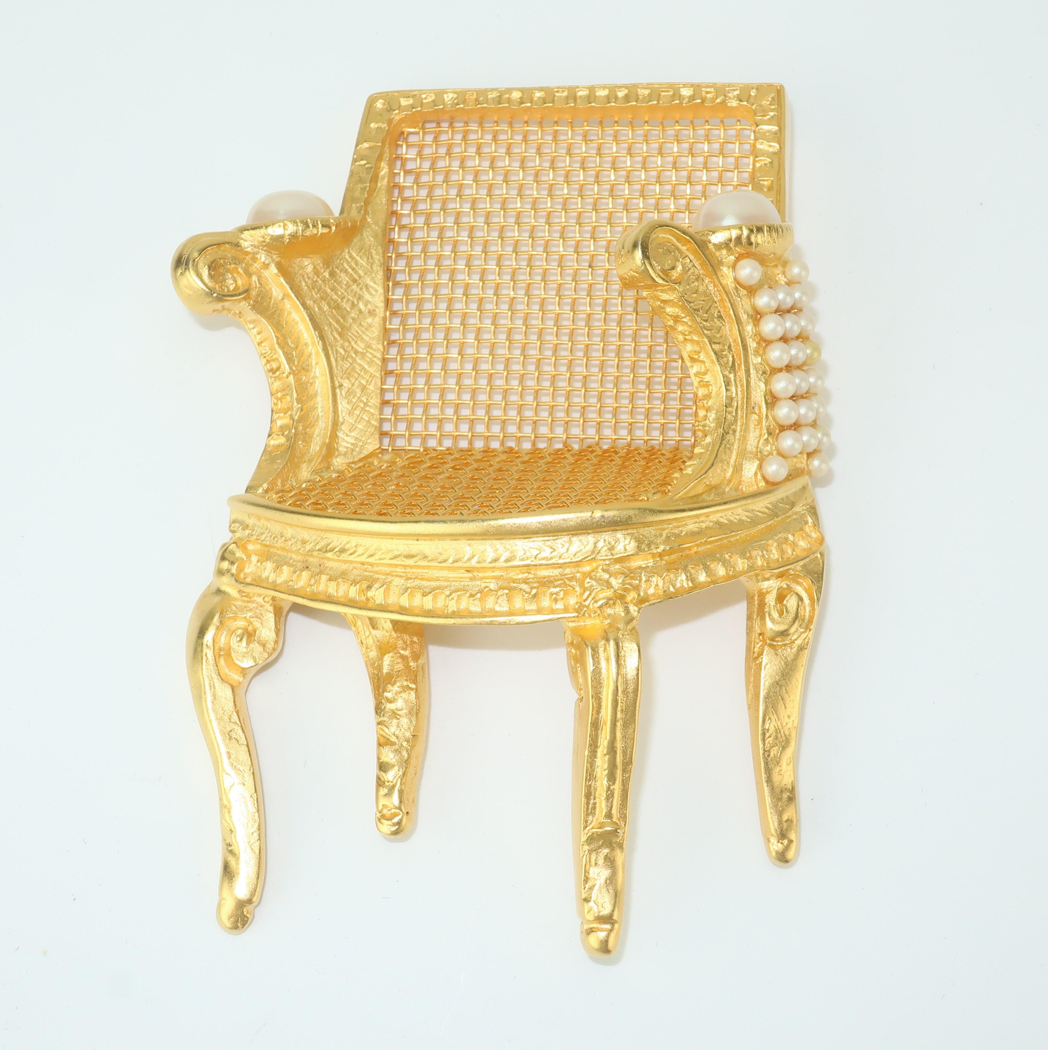 lagerfeld customize my gold chair