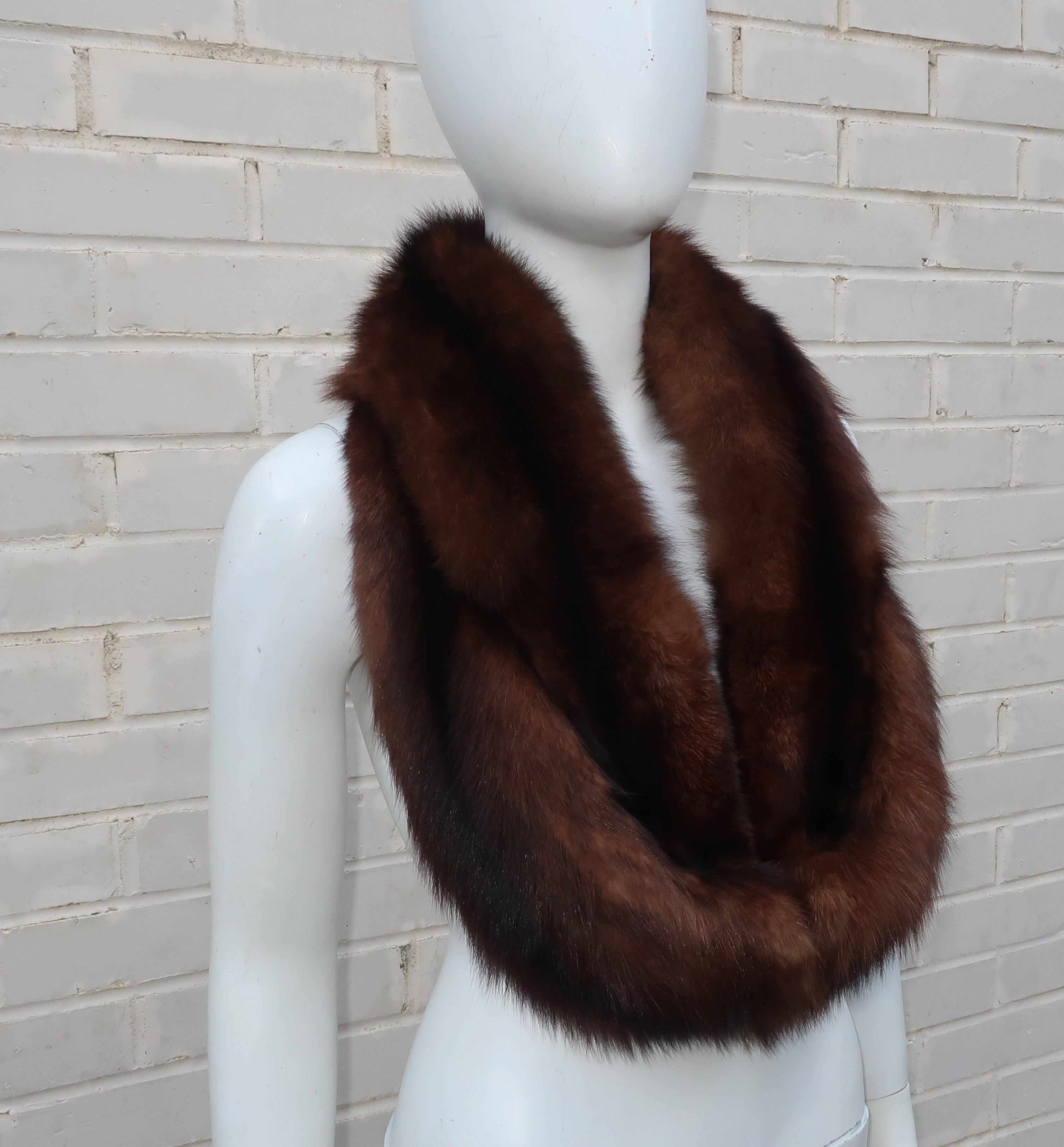 fox fur stole