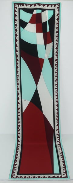 Winter 2004/2005 Emilio Pucci Long Silk Scarf With Lookbook