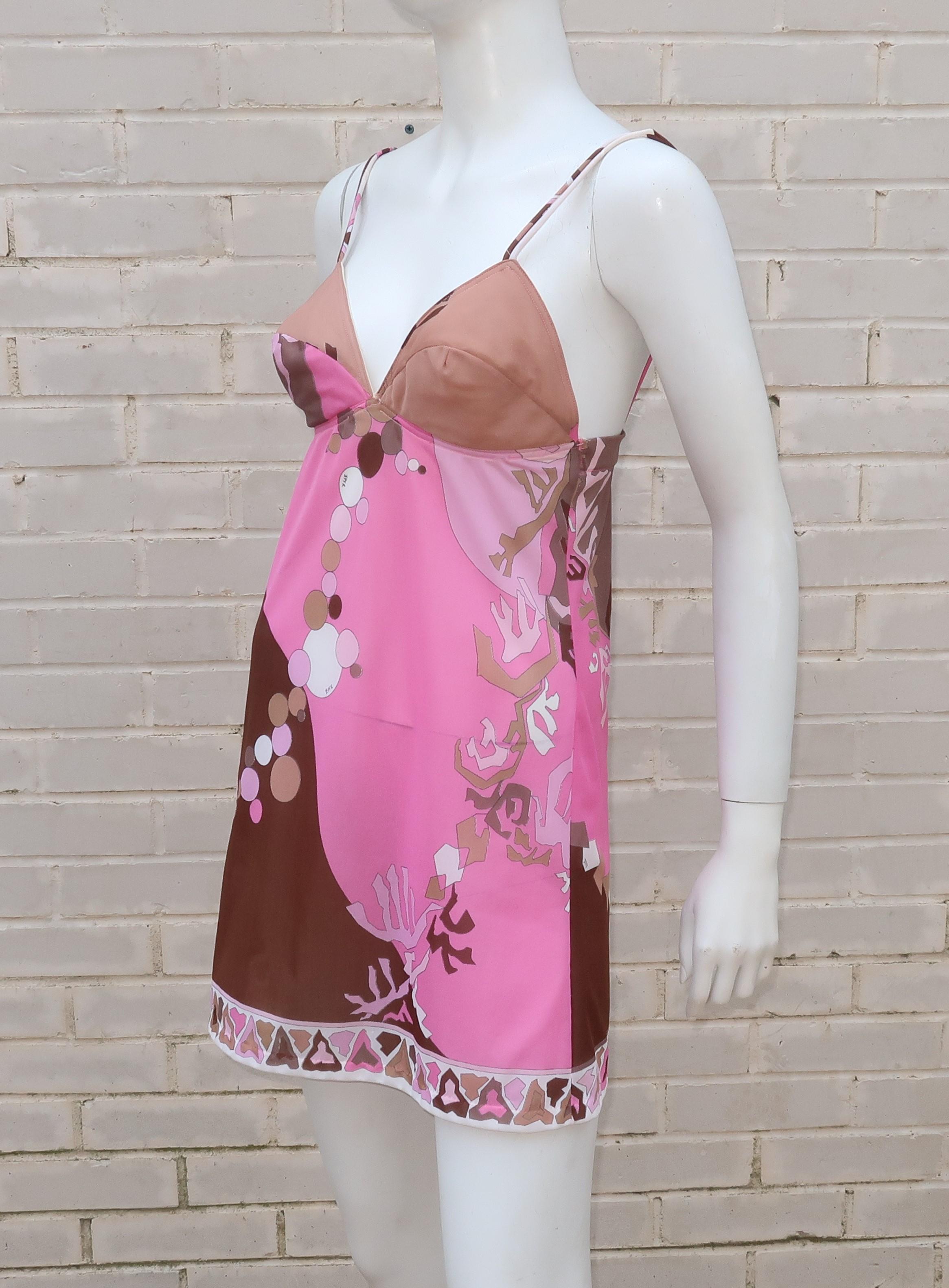 Emilio Pucci for Formfit Rogers Peignoir Gown and Robe Set, 1960s In Excellent Condition In Atlanta, GA