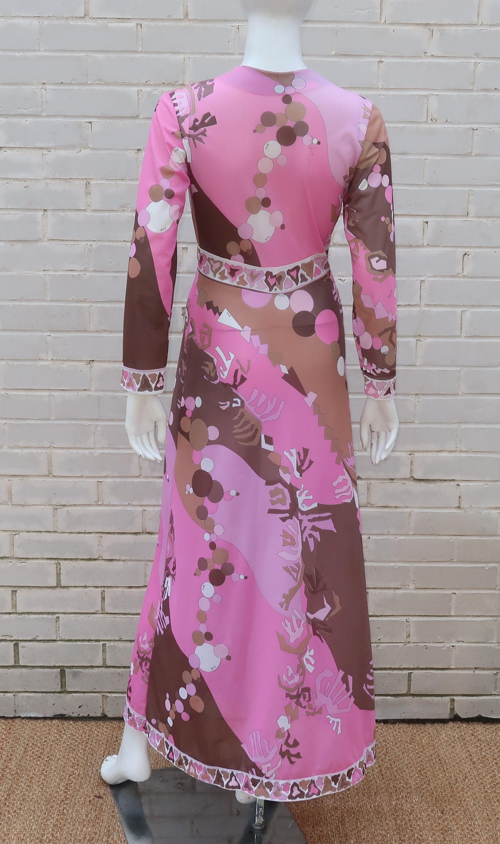Emilio Pucci for Formfit Rogers Peignoir Gown and Robe Set, 1960s 5