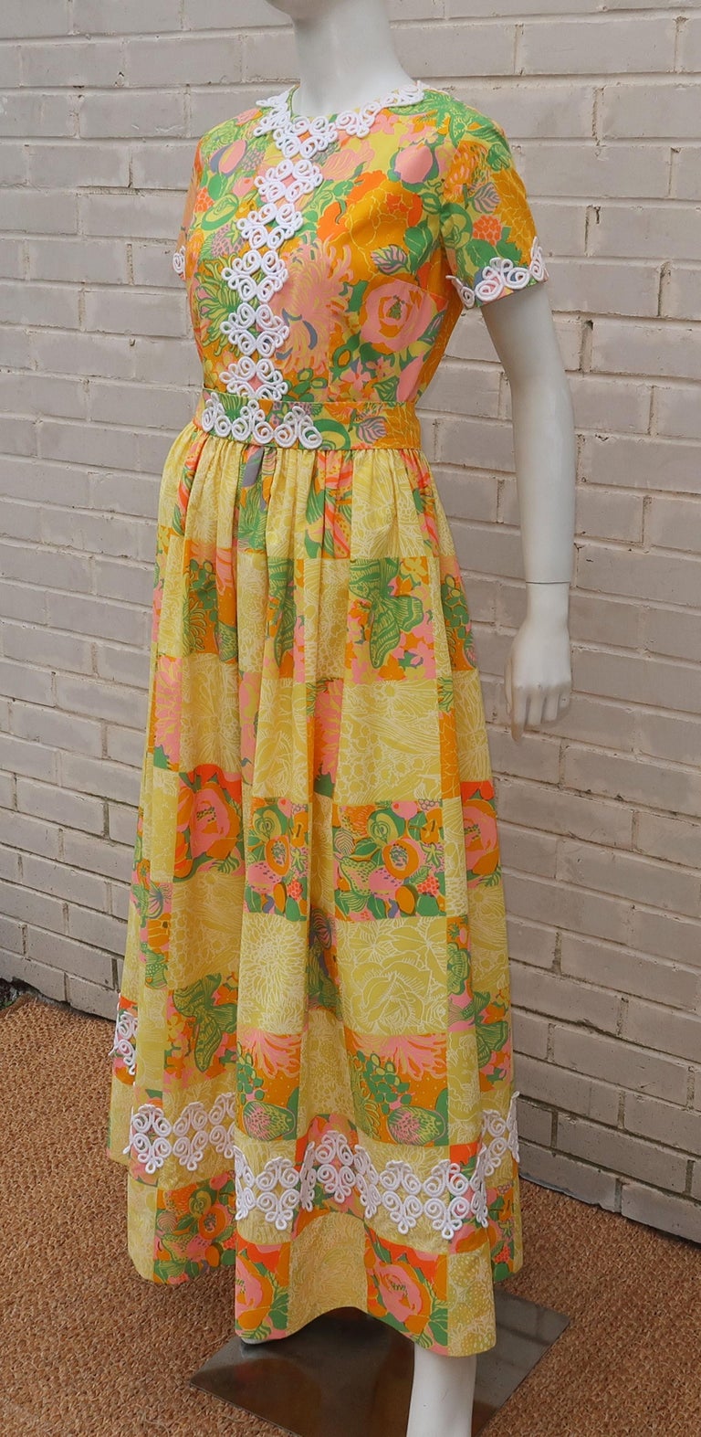 lilly-pulitzer-fruit-and-floral-print-maxi-dress-1960s-at-1stdibs