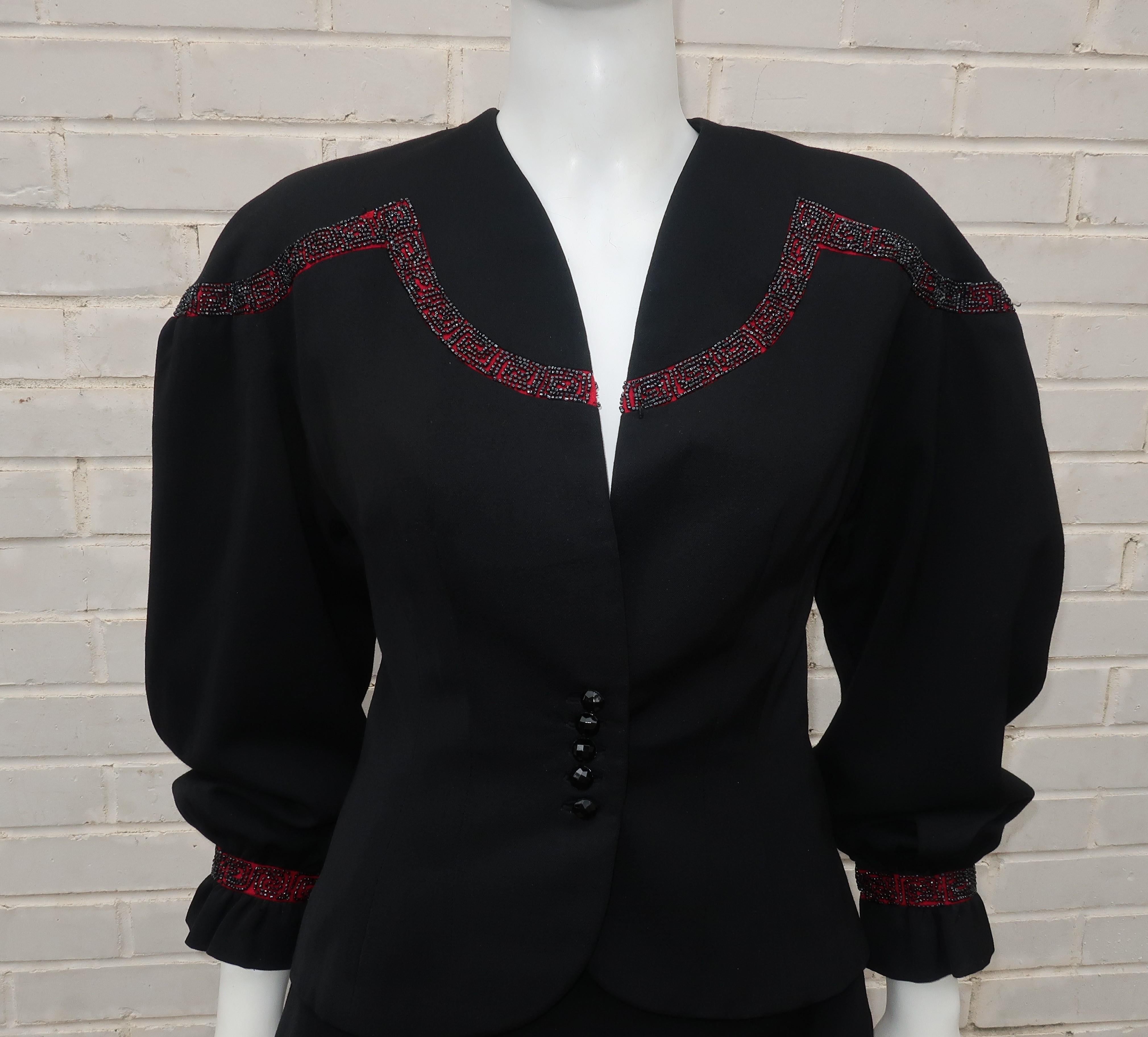 1940s black suit