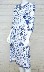 1990s Averardo Bessi Graphic Floral Cotton 2-Piece Outfit