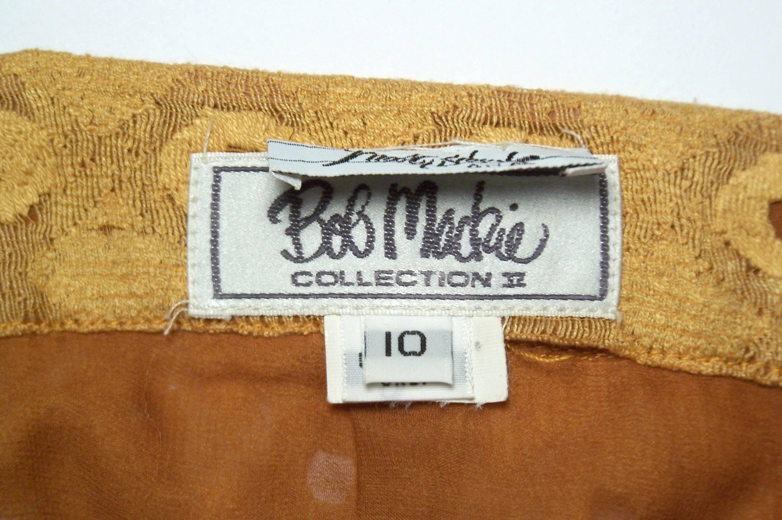 1980's Bob Mackie 3-Piece Linen Pants & Halter Top Outfit 6