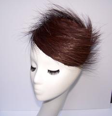 1940's Egret Feather Fascinator Bird's Nest Style Hat