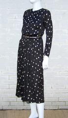Late 1970's Geoffrey Beene Little Black Dress With Pizzazz
