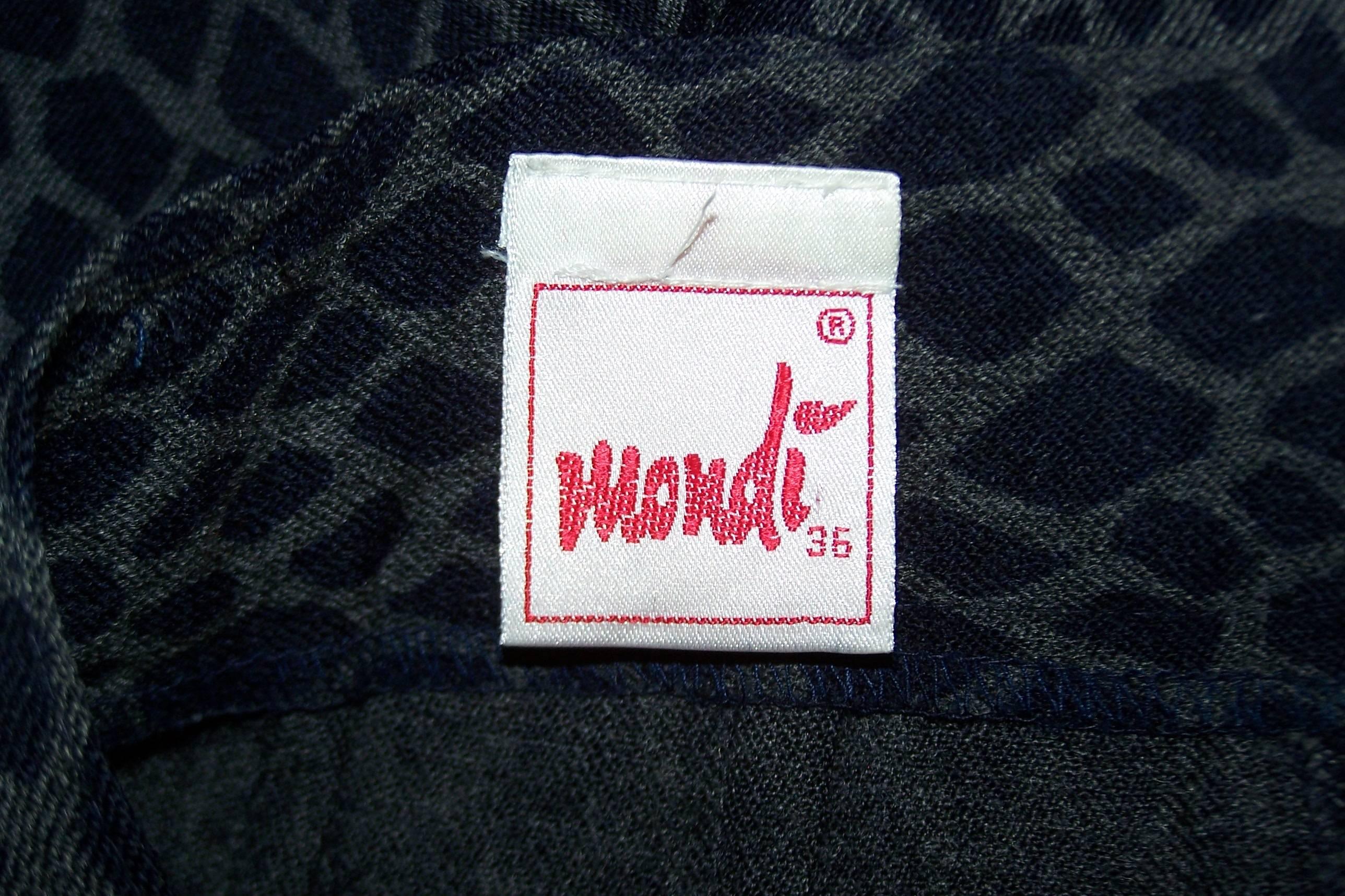 1980's Mondi Animal Print Wool Pleated Pants With Cuffs 3