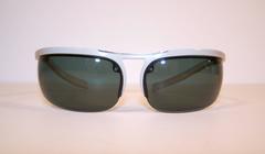 Sporty & Futuristic 1960's Renauld of France Wrap Around Sunglasses