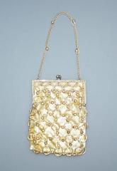 Swinging 1960's Walborg Gold Chain Mail Evening Handbag