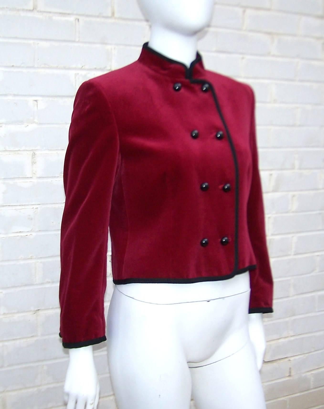 red bellhop jacket