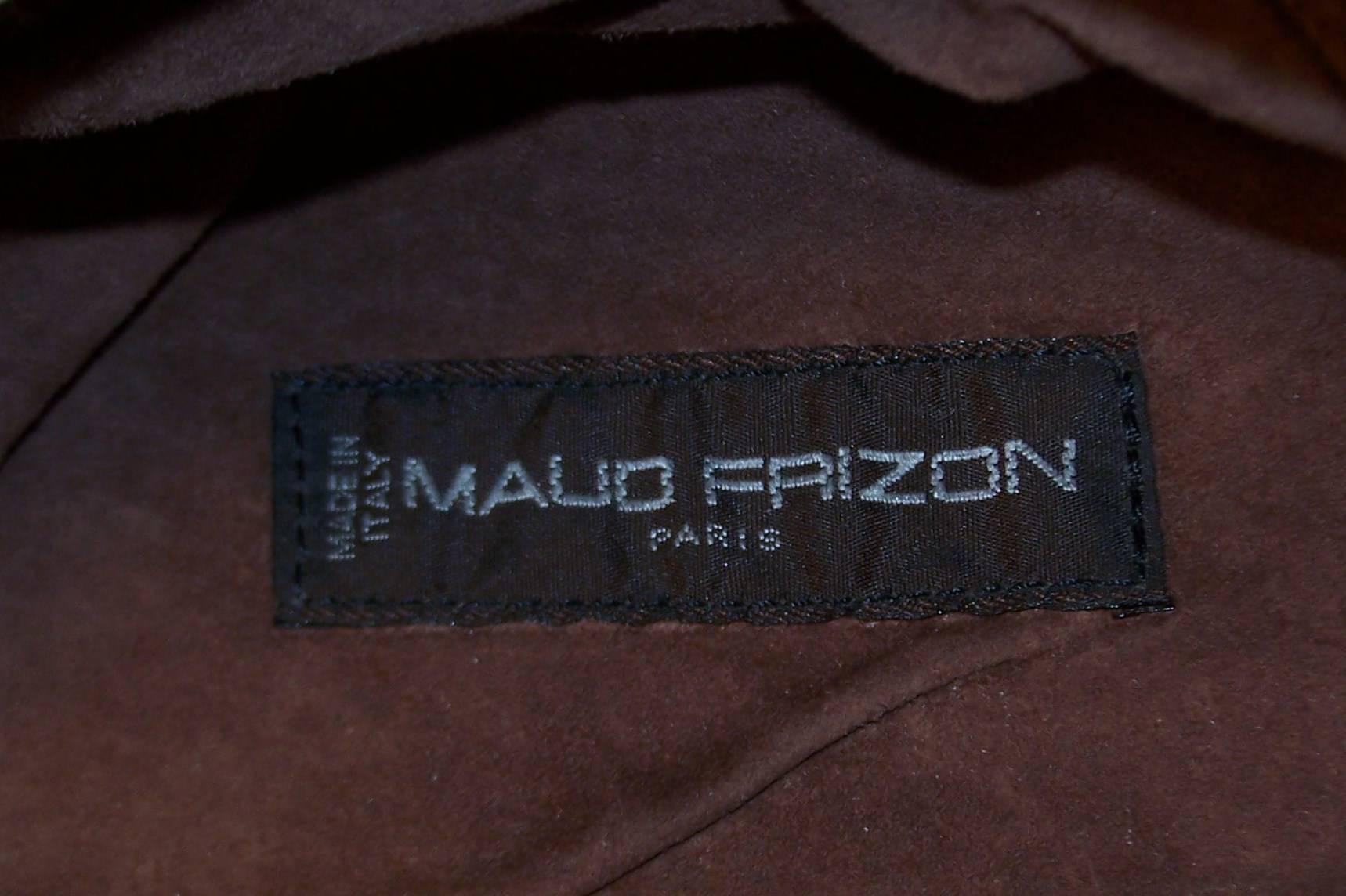 C.1980 Maud Frizon Snakeskin Handbag With Jewelry Style Shoulder Handle 5