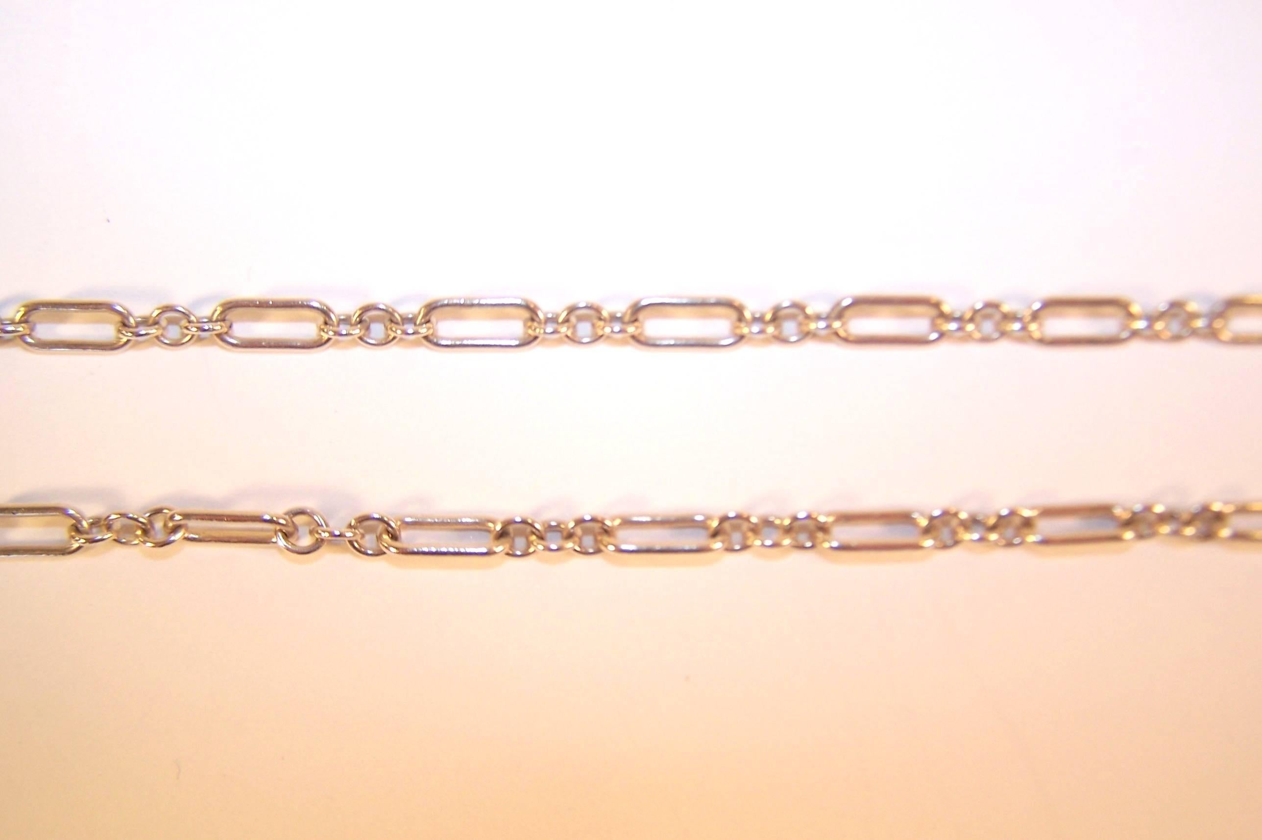 Goth 1980's Modernist Margaret Ellis Sterling Silver Cross Necklace 3