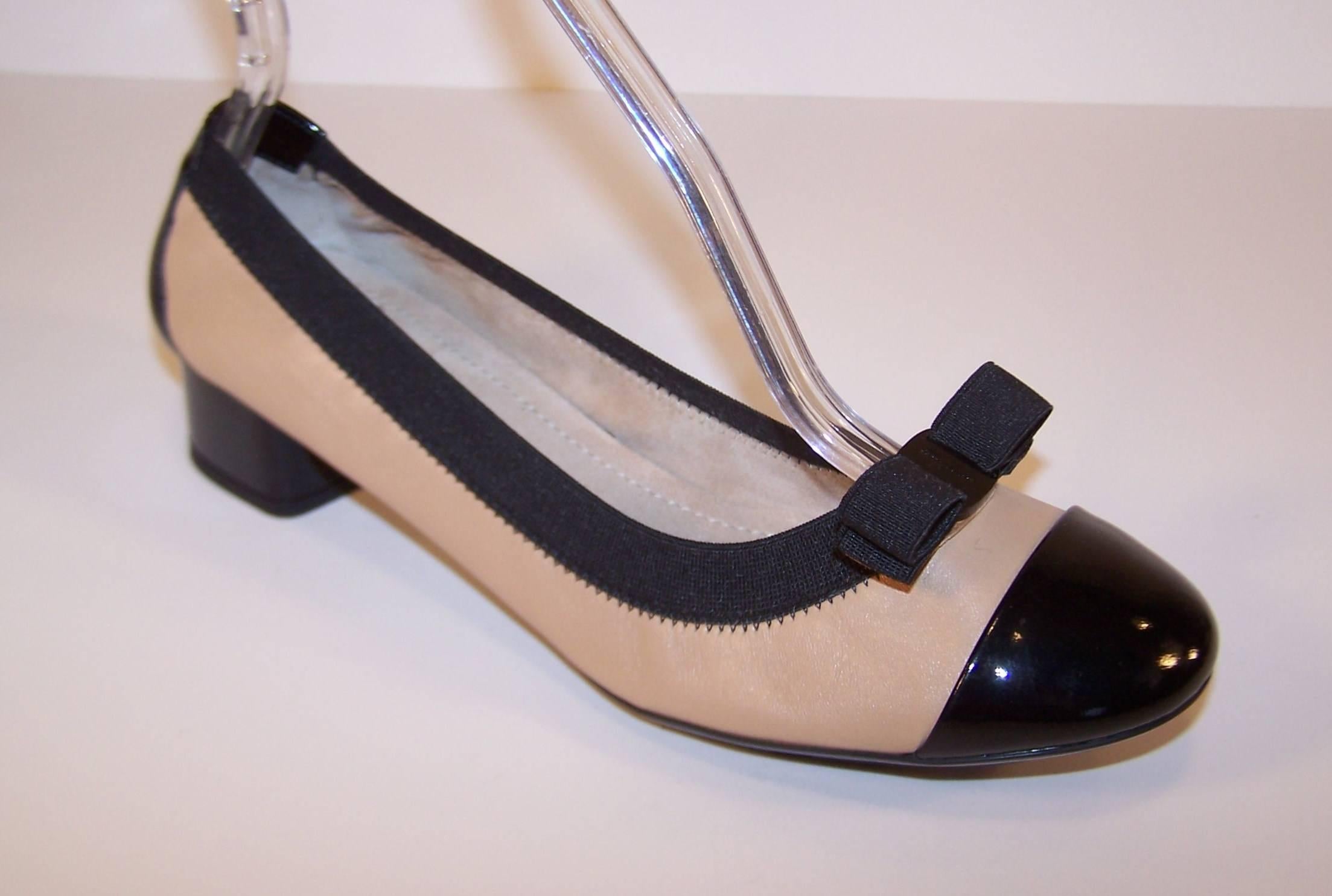 Black New In Box Ferragamo 'My Paris' Ballerina Shoes Size 8