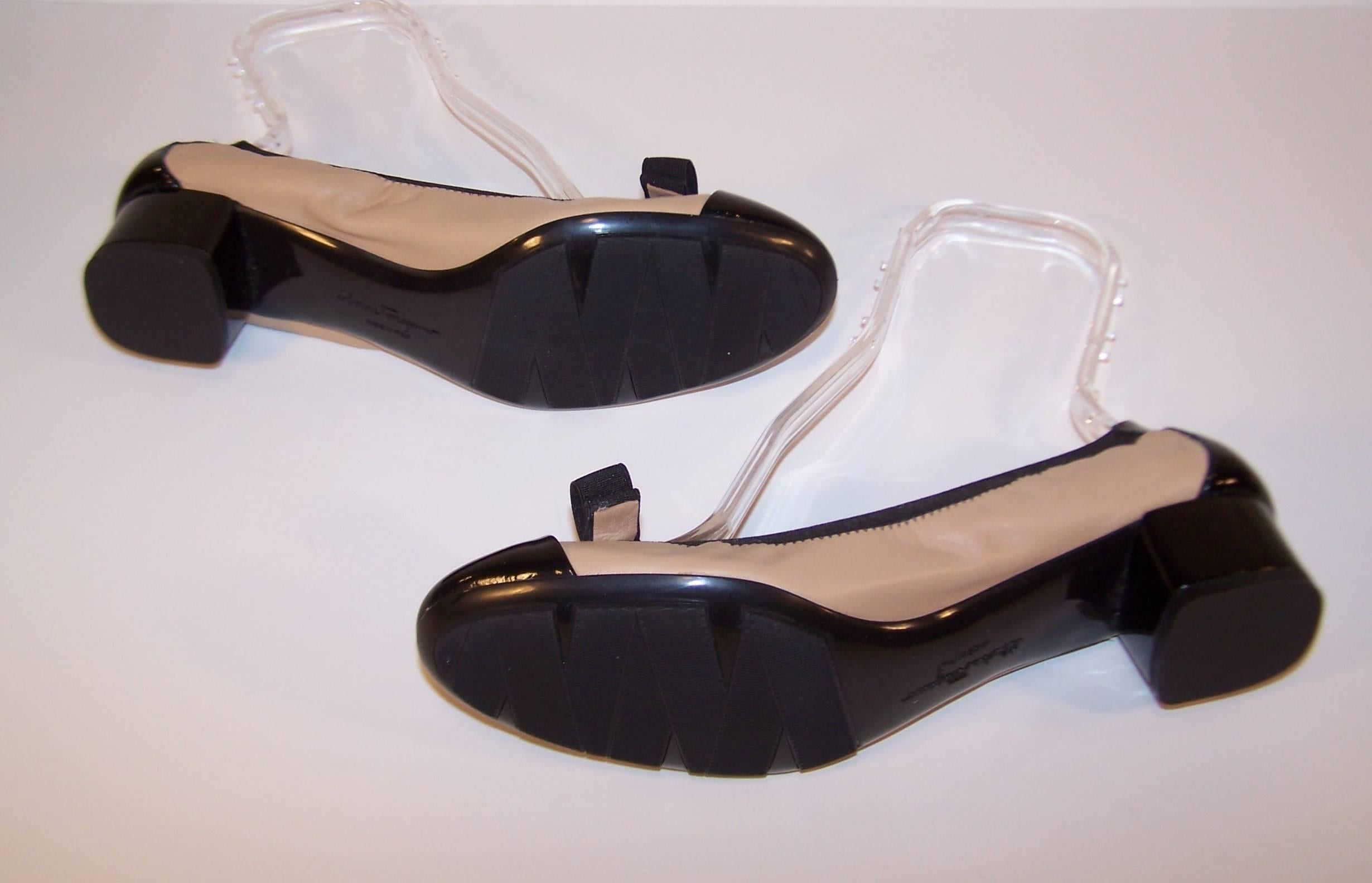 New In Box Ferragamo 'My Paris' Ballerina Shoes Size 8 1